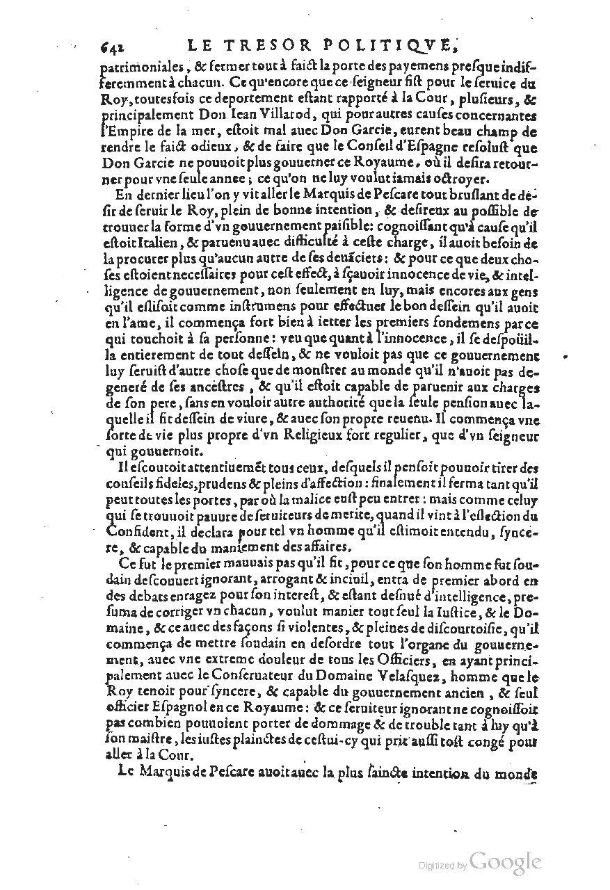 1611 - Pierre Chevalier - Trésor politique - UGent