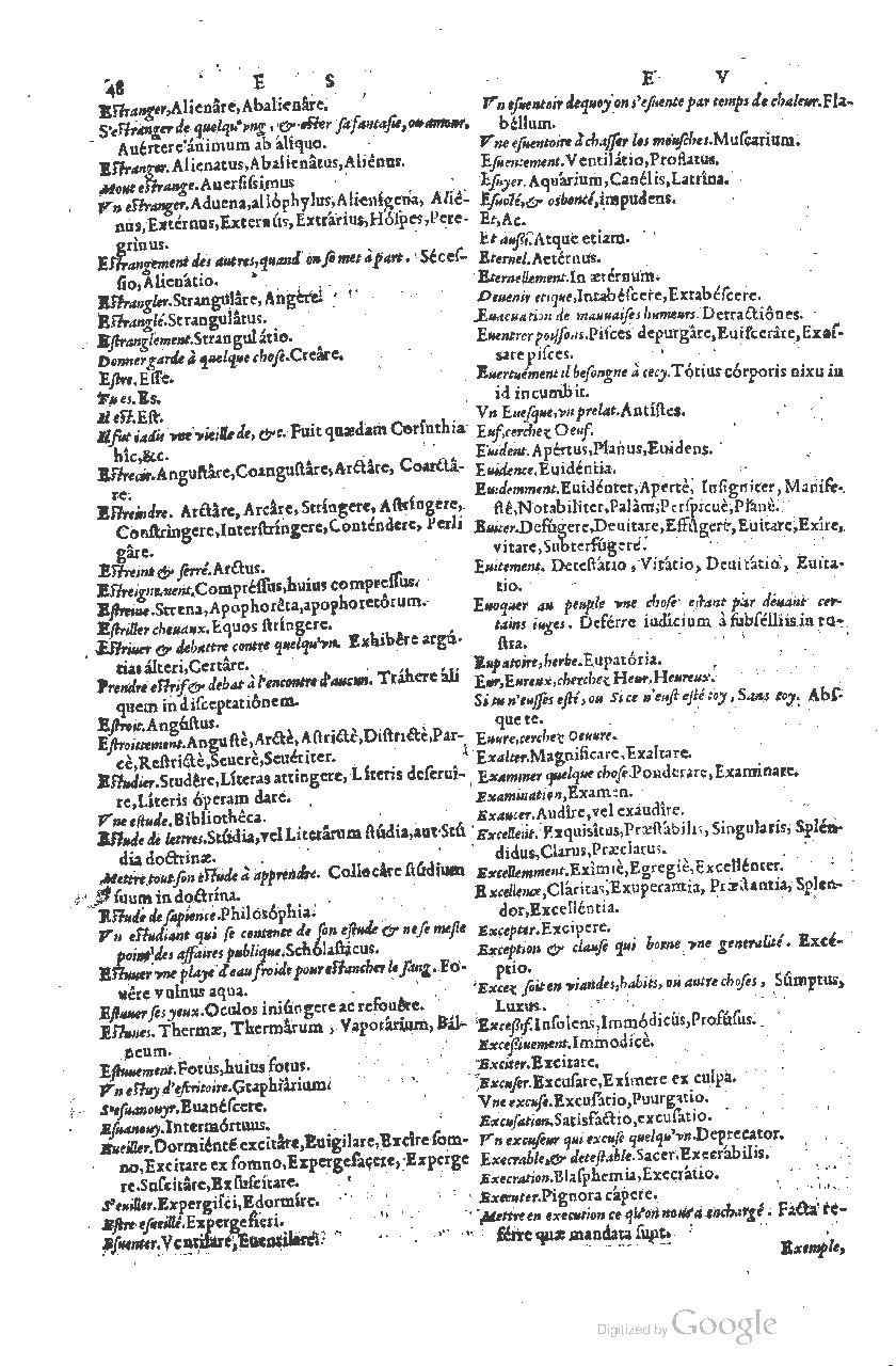 1585 - Simphorianum Beraud et Stephanum Michaëlem - Trésor des mots et traits français - Barcelone 1585 - Simphorianum Beraud et Stephanum Michaëlem - Trésor des mots et traits français - Barcelone