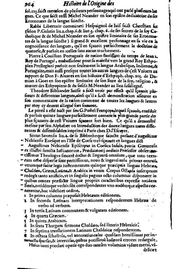 1613 - Matthieu Berjon - Trésor de l’histoire des langues de cet univers - BM Lyon