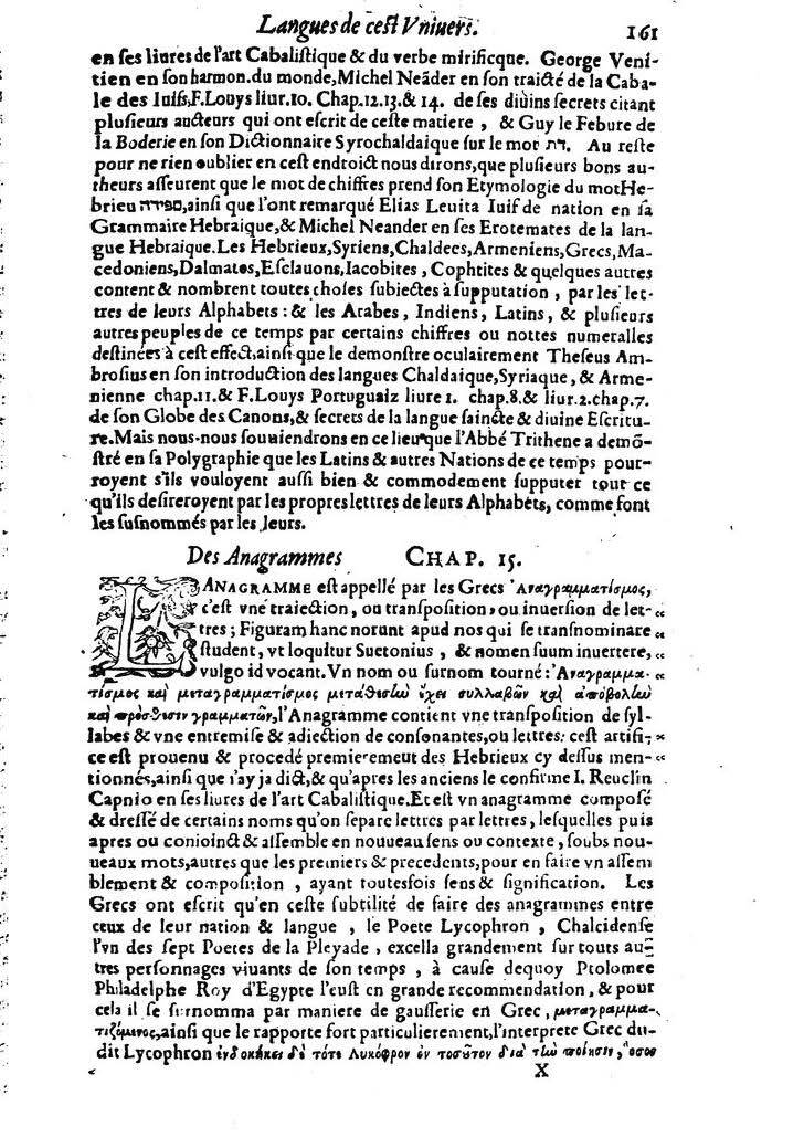 1613 - Matthieu Berjon - Trésor de l’histoire des langues de cet univers - BM Lyon