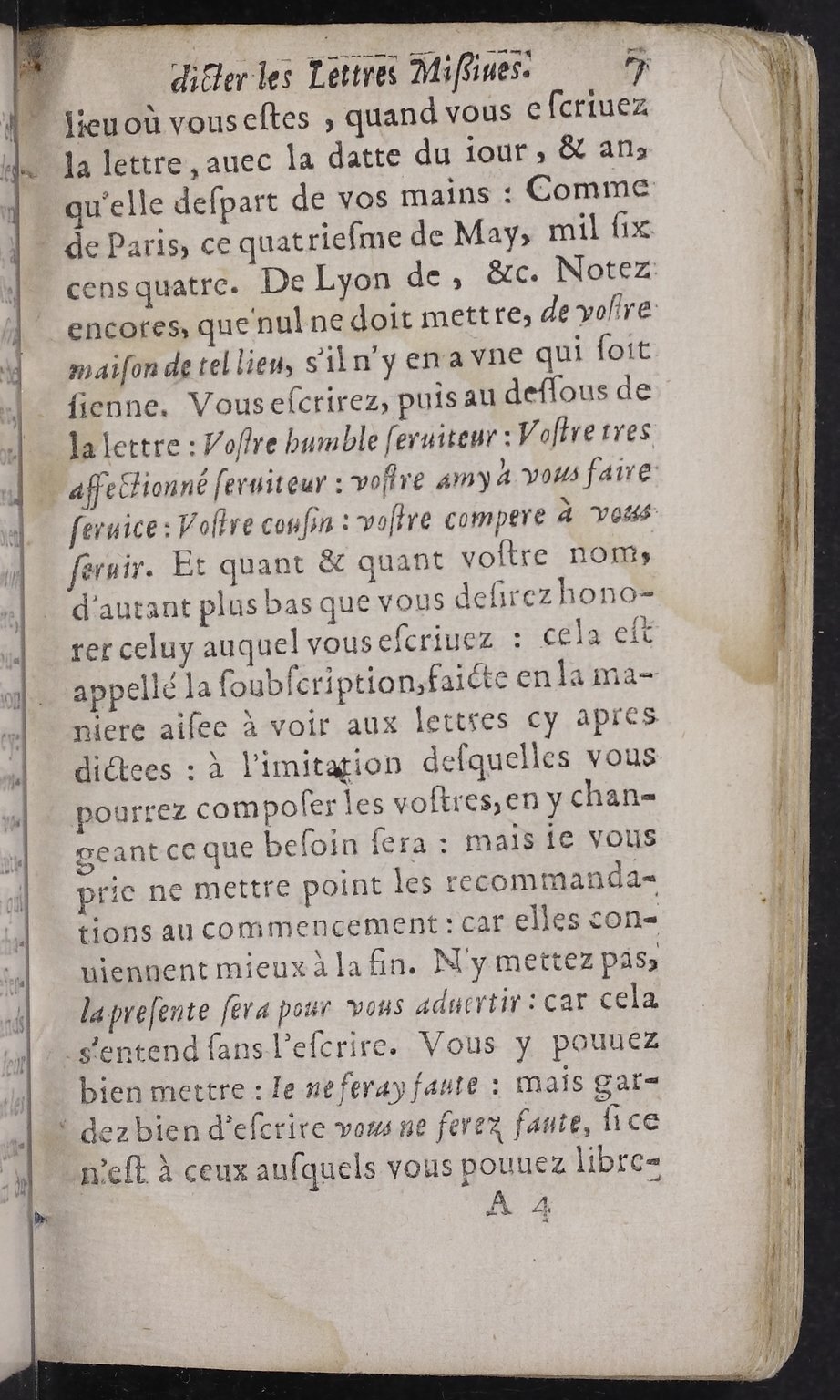 1624 - Jacques Cailloué - Secrétaire des secrétaires ou le Trésor de la plume française - BnF