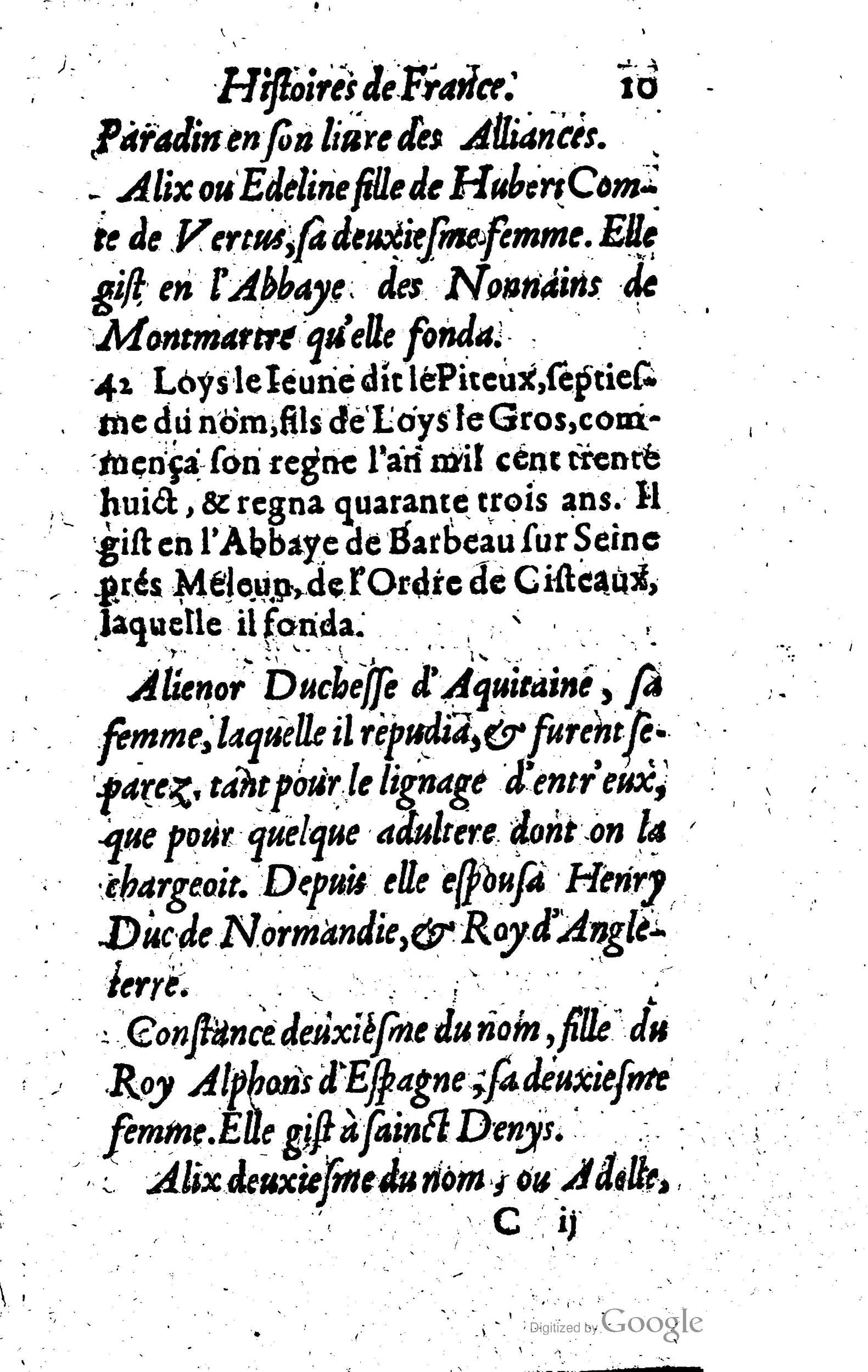1619 - Jean Corrozet - Trésor des histoires de France - Anvers Musée Plantin-Moretus