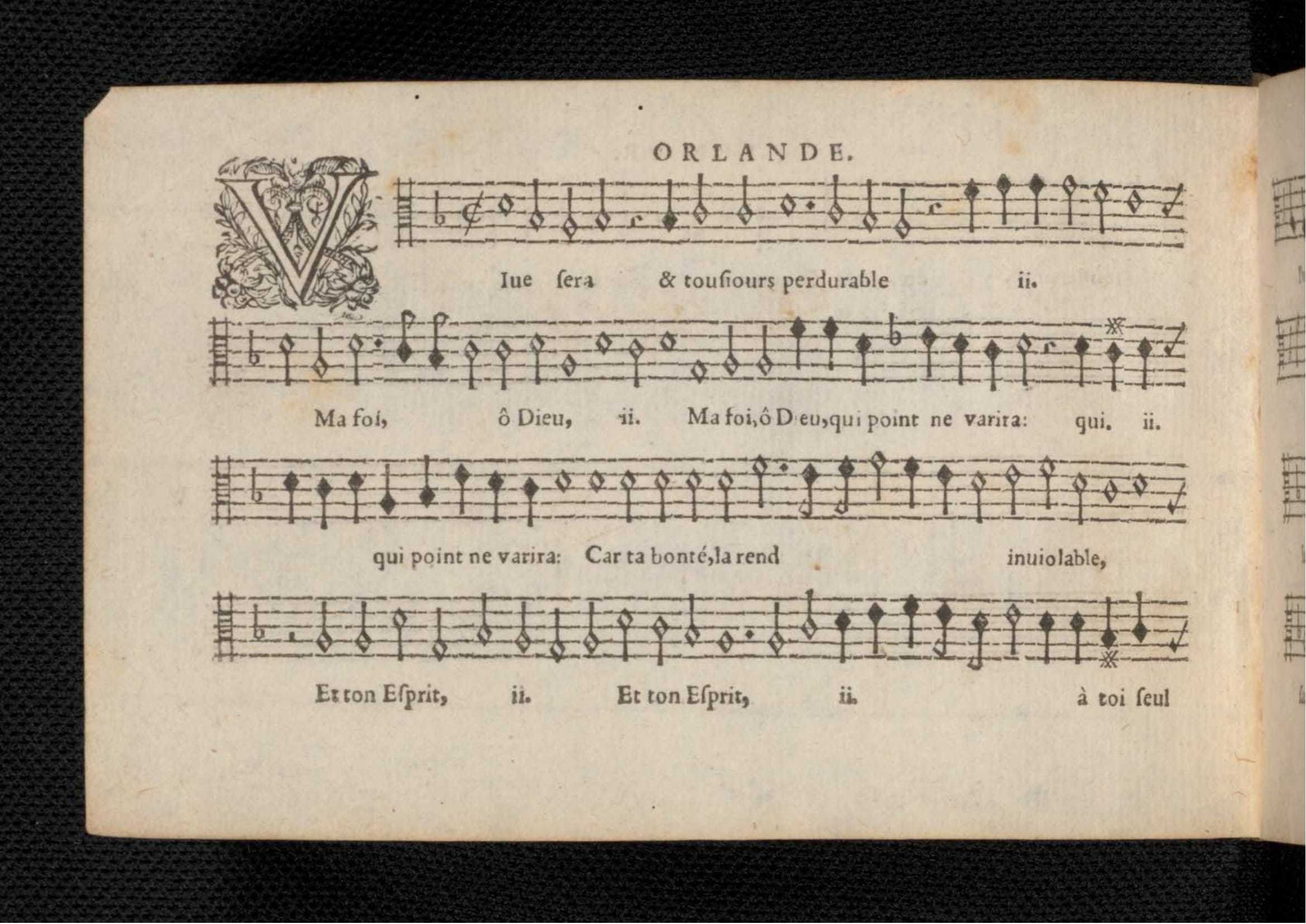 1576 - [Pierre de Saint-André] - Trésor de musique d’Orlande de Lassus Tenor - KBR Bruxelles