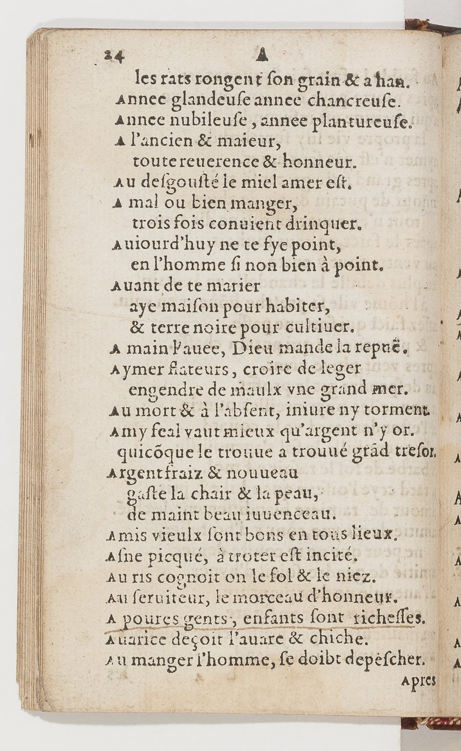 1577 - Jean d’Ogerolles - Trésor de sentences dorées - BnF Arsenal