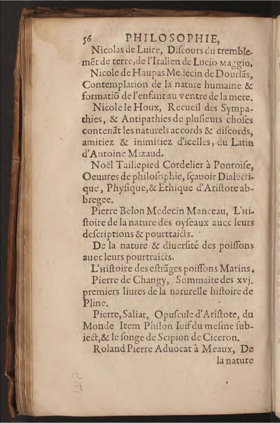 1602 - François Jacquin - Trésor des bons esprits français - BnF Arsenal