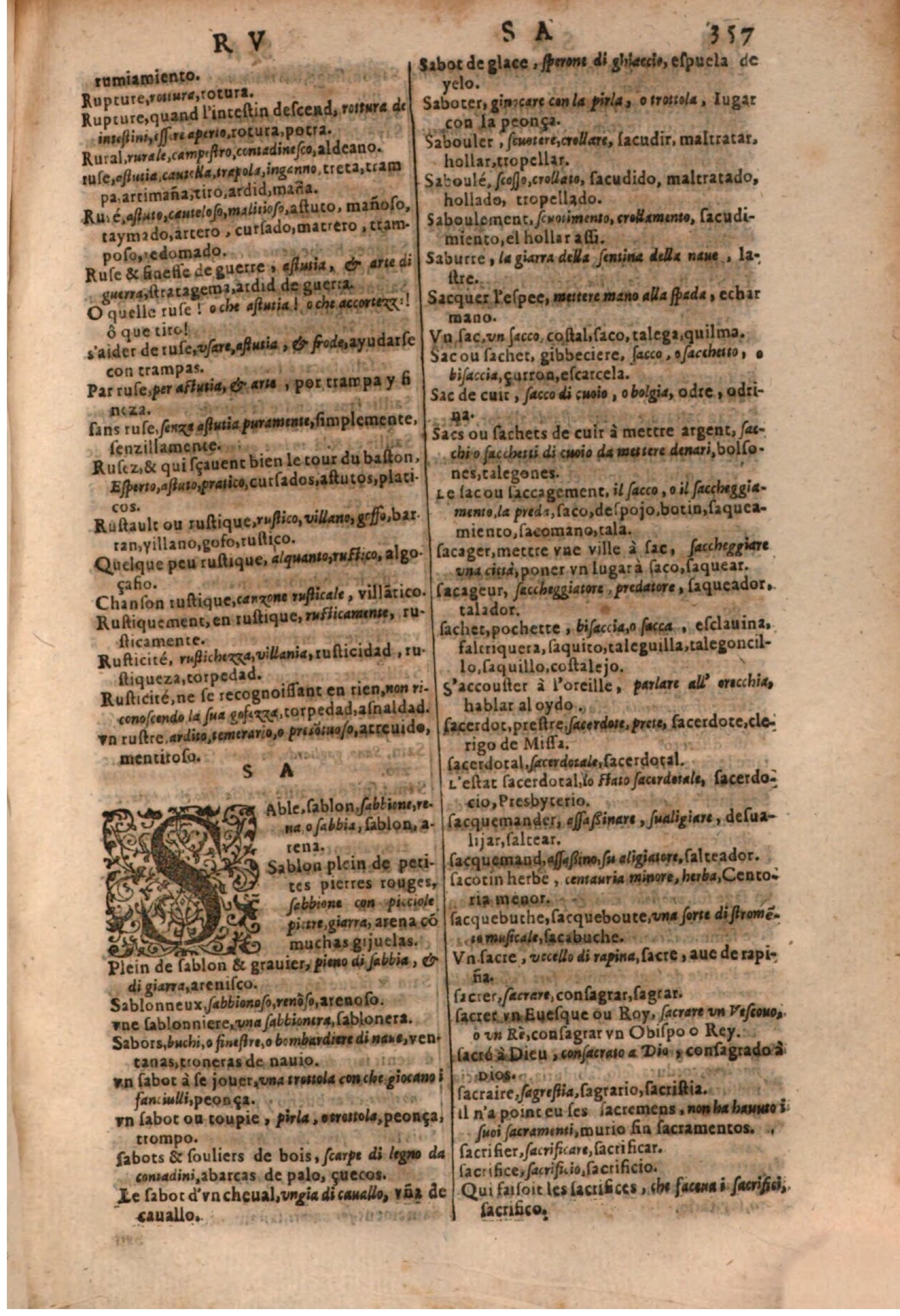 1637 - Jacques Crespin - Trésor des trois langues (Trois parties) - BSB Munich 1637 - Jacques Crespin - Trésor des trois langues (Trois parties) - BSB Munich
