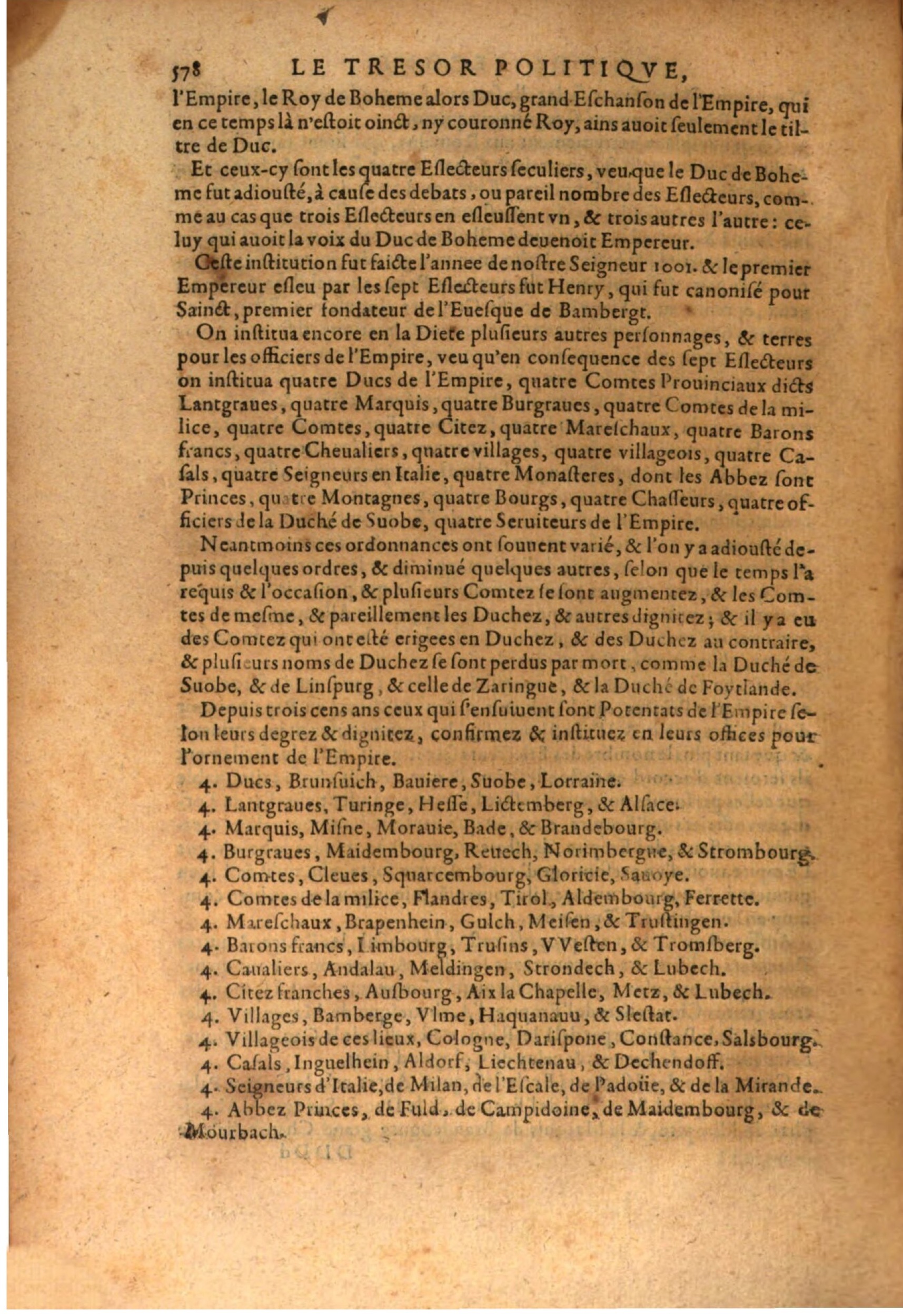 1611 - Pierre Chevalier - Trésor politique - BSB Munich