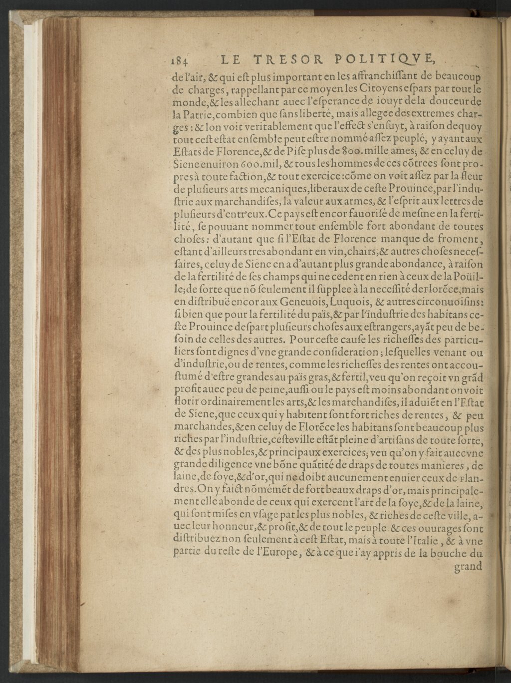 1608 - Nicolas Du Fossé - Trésor politique - BnF Tolbiac
