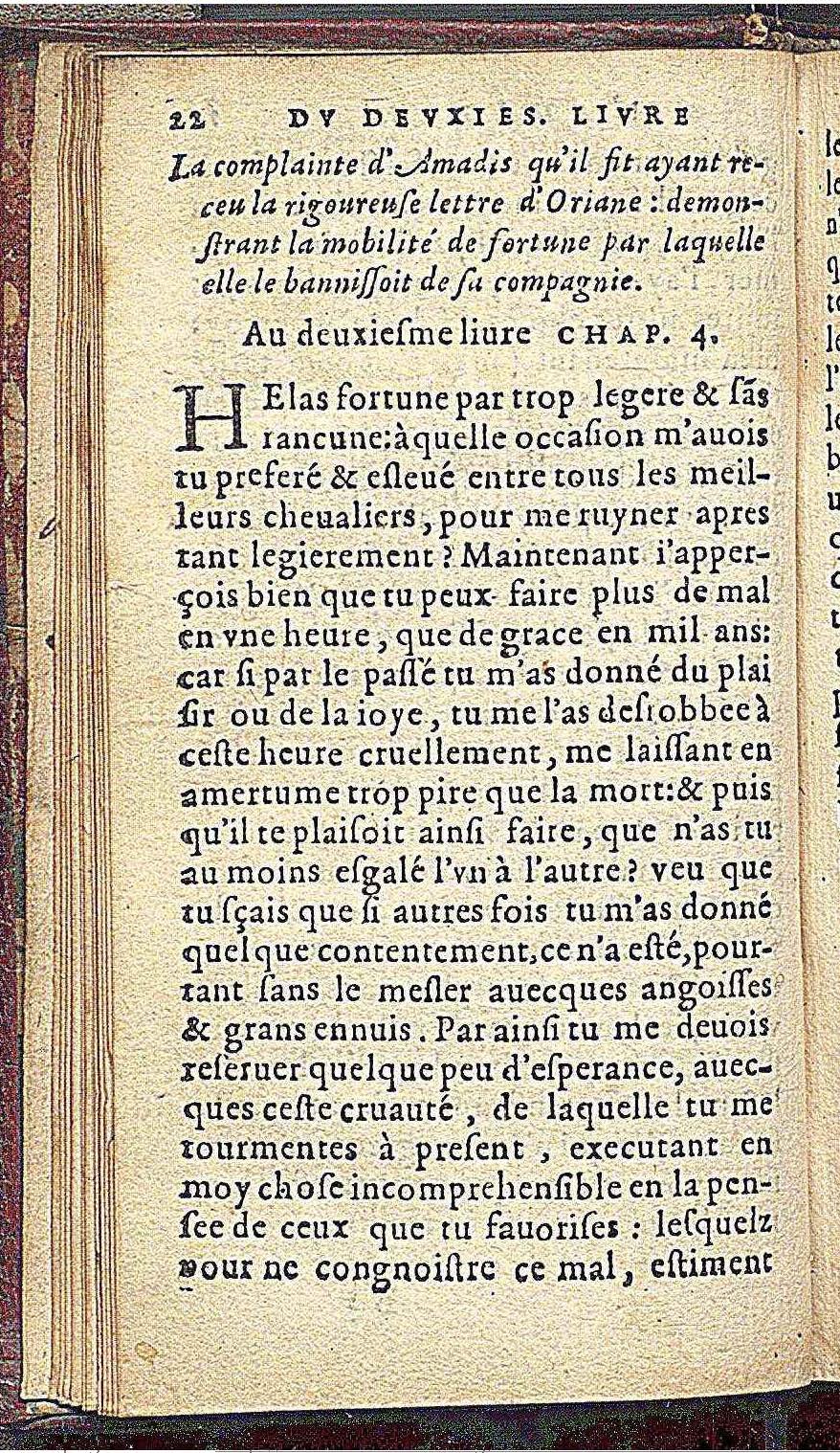 1573 - Olivier de Harsy - Trésor des Amadis - Edimbourg