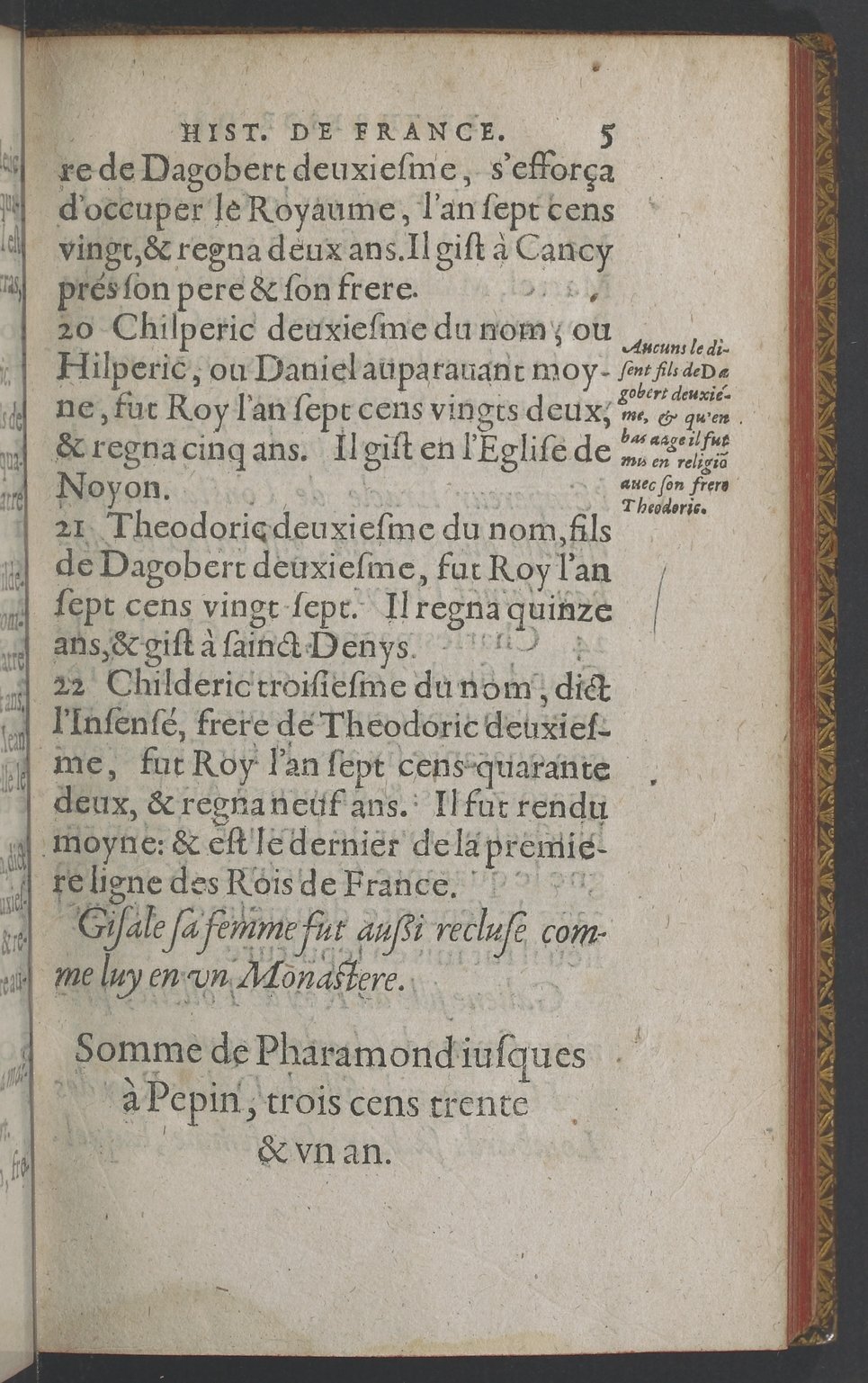 1603 - Galiot Corrozet - Trésor des histoires de France - BnF Tolbiac