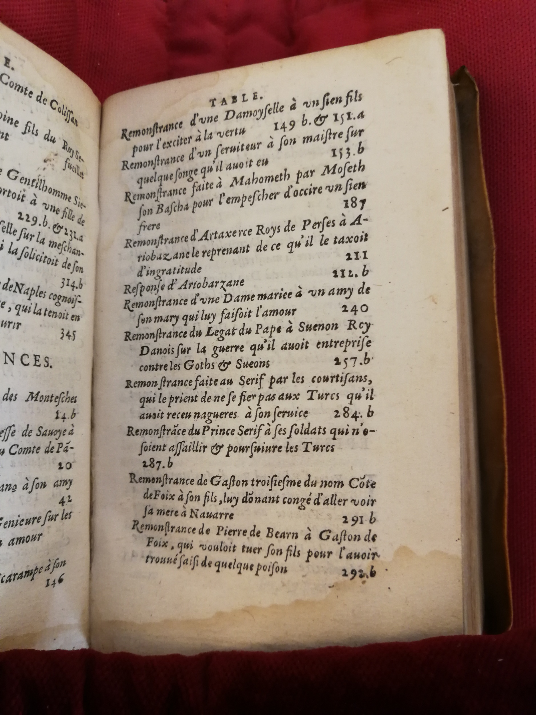 1581 - Pierre Le Voirier et Gervais Mallot - Trésor des histoires tragiques - Bibliothèque Sainte-Geneviève