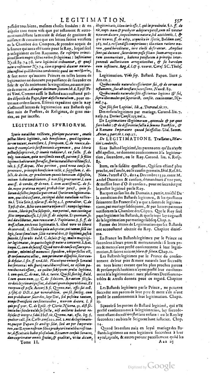 1629 - Veuve Nicolas Buon - Trésor du droit français (21754 T. 2) - BM Lyon