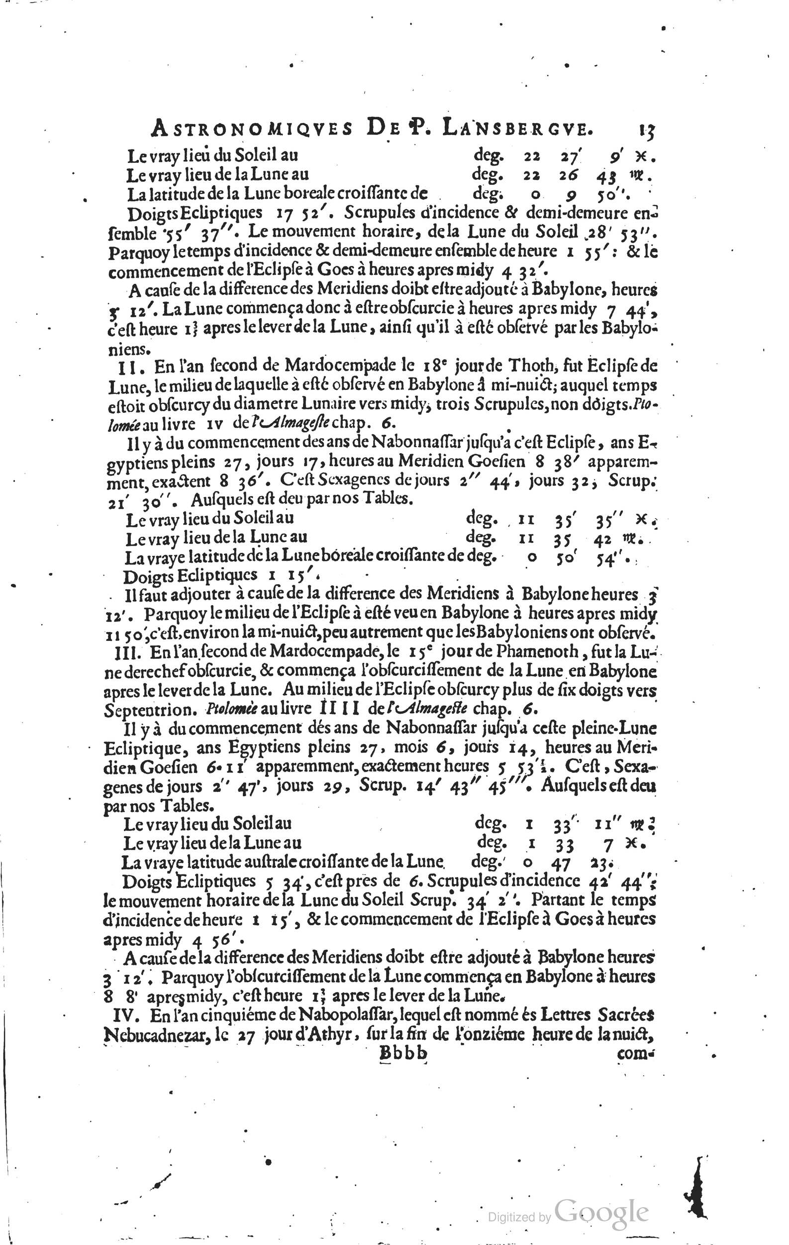 1634 - Zacharie Roman - Les Tables perpétuelles - Universiteit Leiden