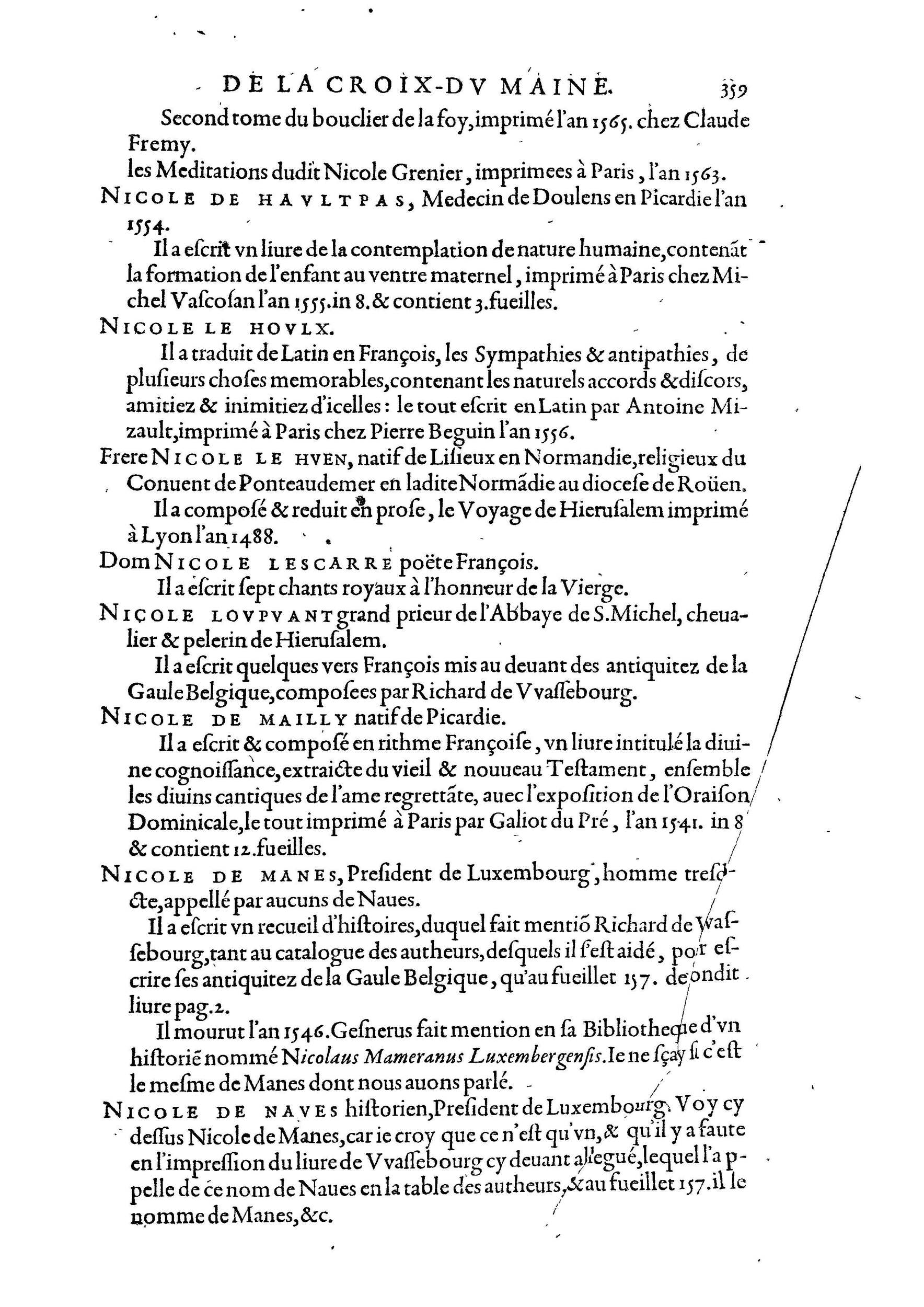 1584 - Abel L&#039;Angelier - Bibliothèques françaises - BnF