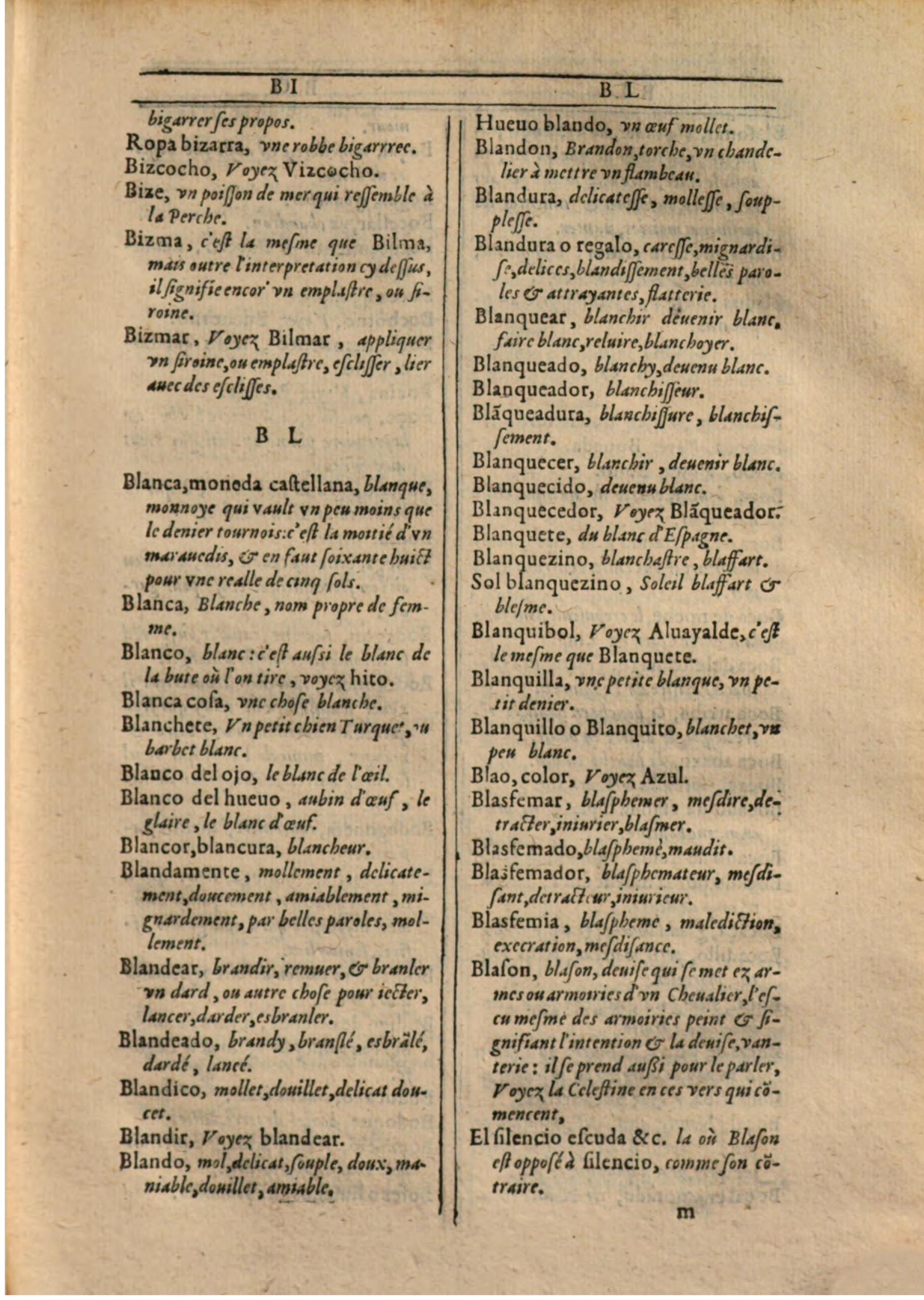 1607 - Marc Orry - Trésor des deux langues espagnole et française (Première partie) - BSB Munich 1607 - Marc Orry - Trésor des deux langues espagnole et française (Première partie) - BSB Munich