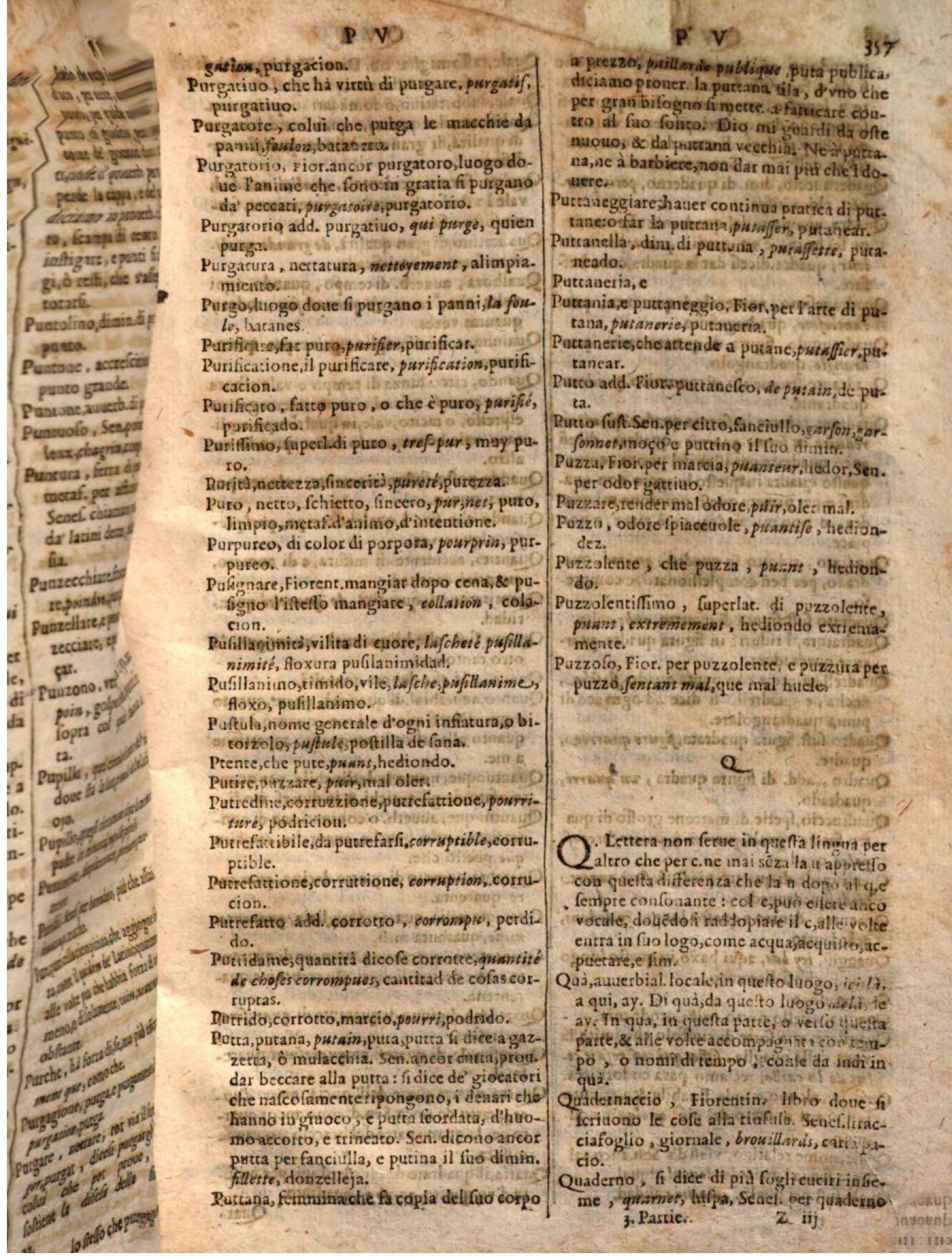 1644 - Jacques Crespin - Trésor des trois langues - Passau
