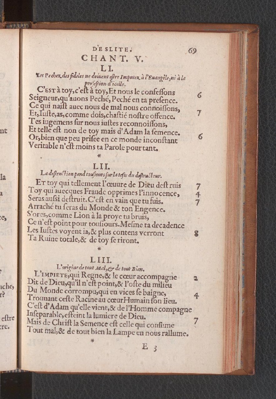 1577 - Jean de Laon - Trésor des 150 psaumes de David - Genève