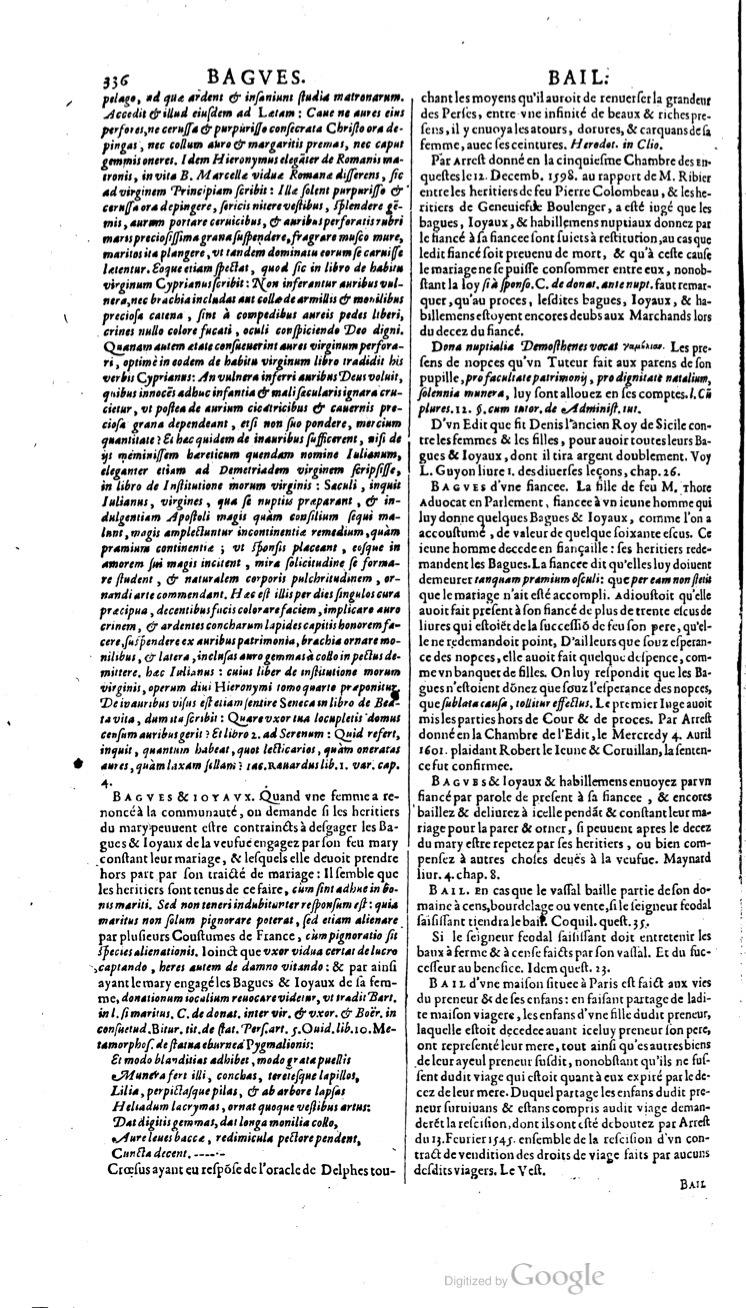1629 - Veuve Nicolas Buon - Trésor du droit français (21754 T. 1) - BM Lyon