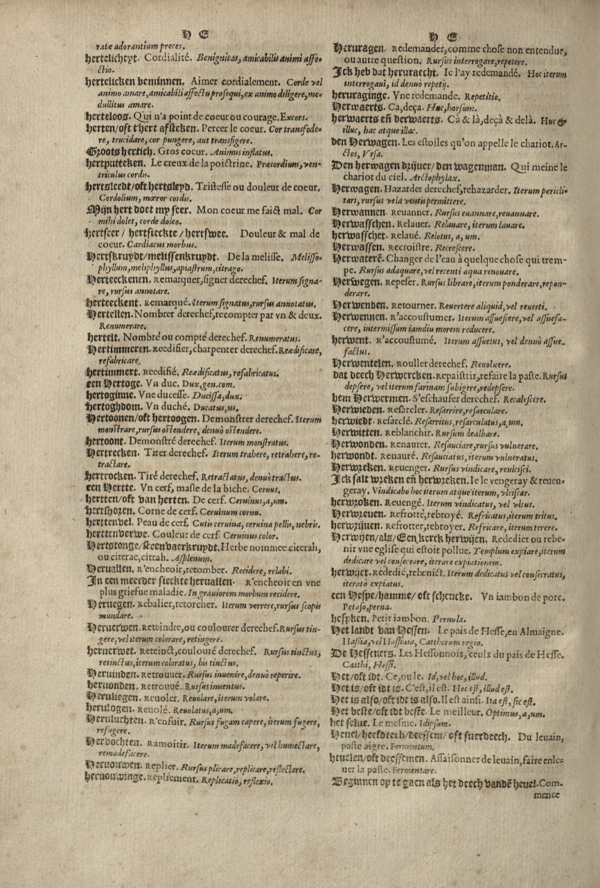1573 - Christophe Plantin - Trésor du langage bas-allemand - Greifswald 1573 - Christophe Plantin - Trésor du langage bas-allemand - Greifswald