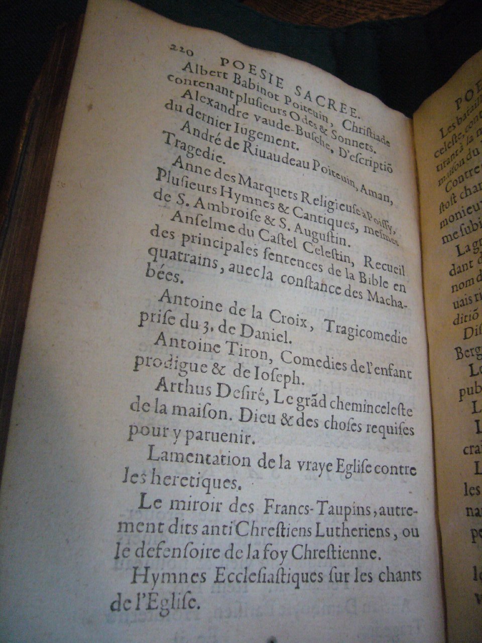 1602 - François Jacquin - Trésor des bons esprits français - BnF Arsenal