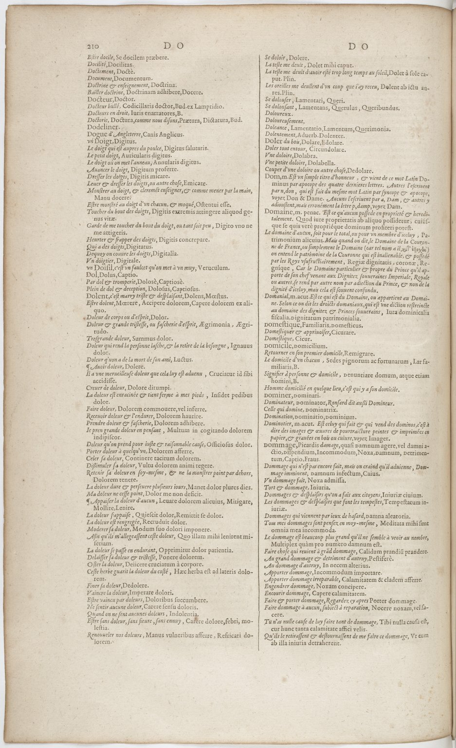 1606 - David Douceur - Trésor de la langue française - BnF