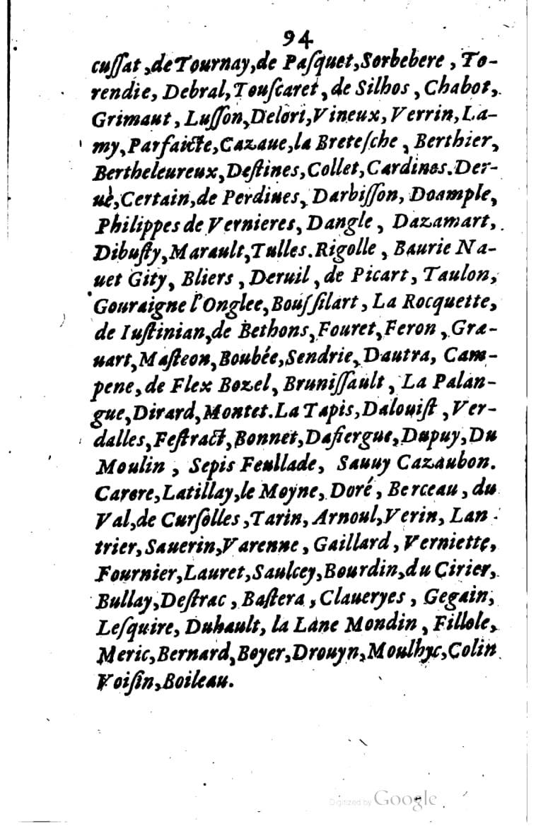 1615 - s.n. 2 - Trésor des trésors de France - BM Lyon