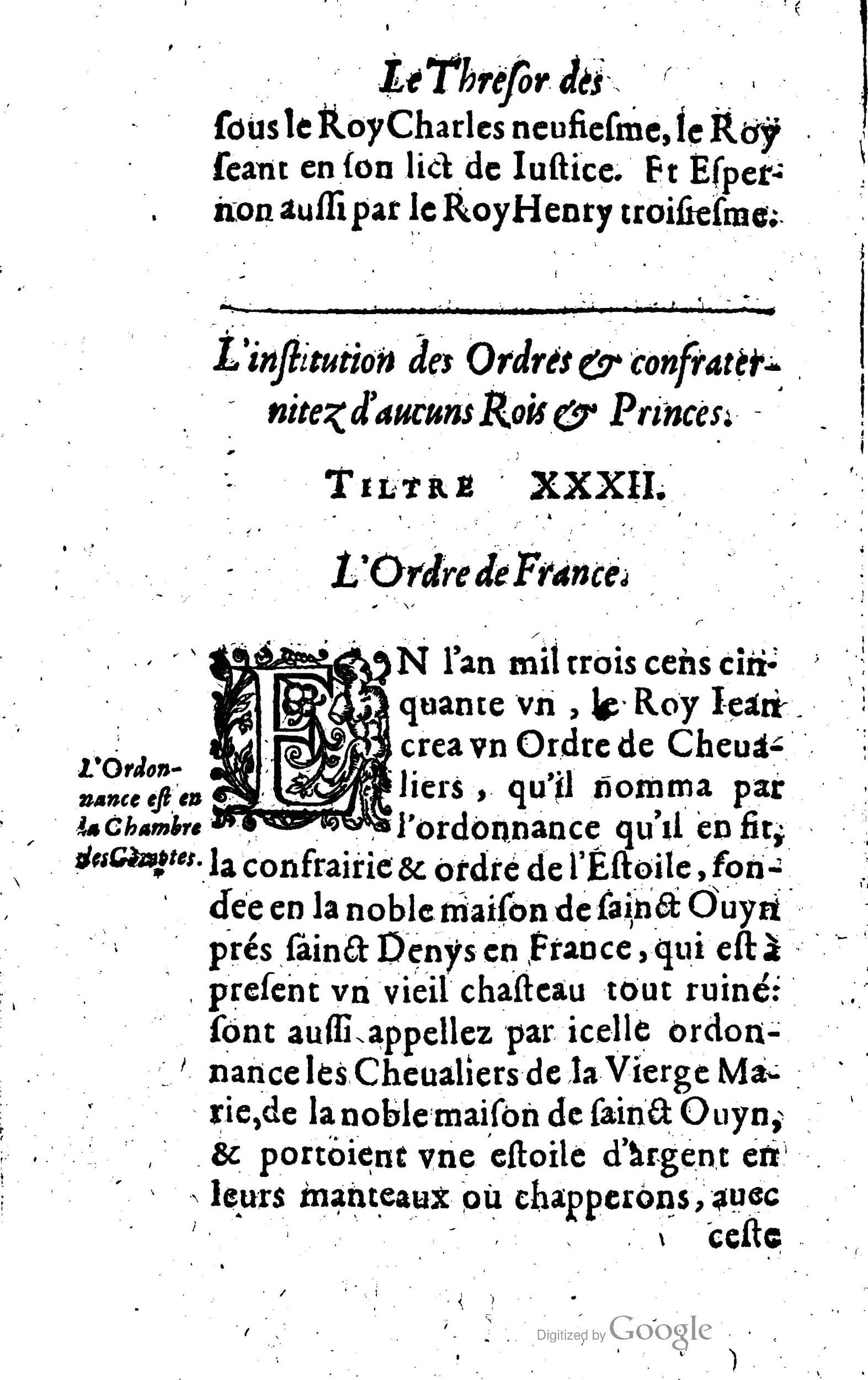 1619 - Jean Corrozet - Trésor des histoires de France - Anvers Musée Plantin-Moretus