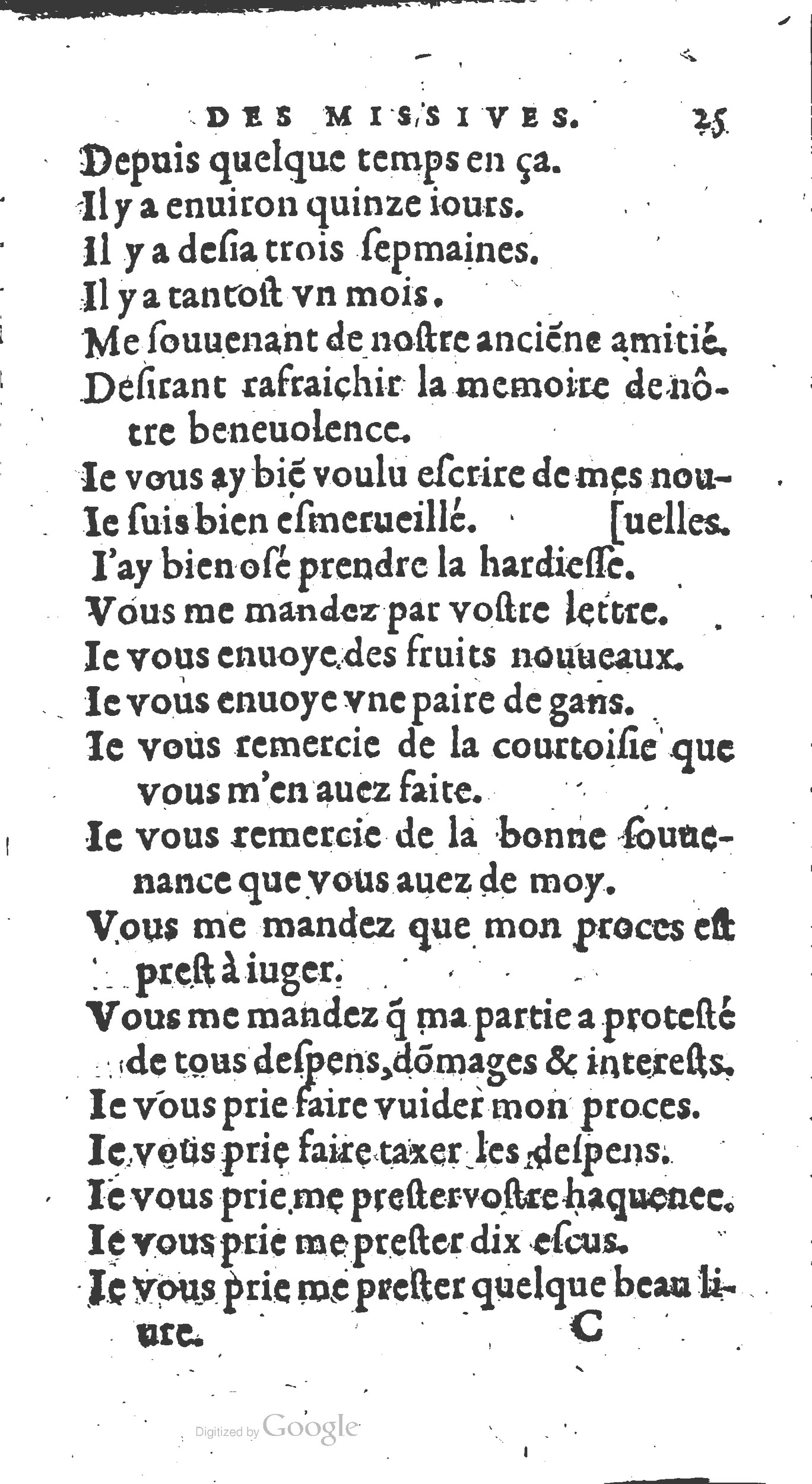 1604 - Fleury Bourriquant - Nouveau Trésor des secrétaires - British Library