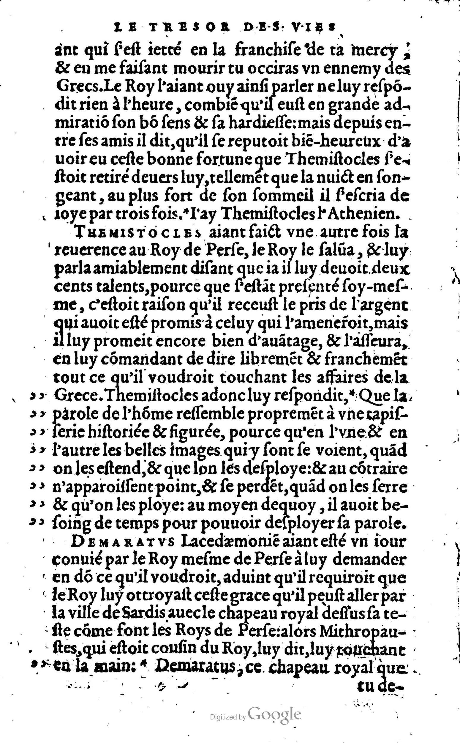 1568 - Willem Silvius - Trésor des vies de Plutarque - Anvers Plantin-Moretus