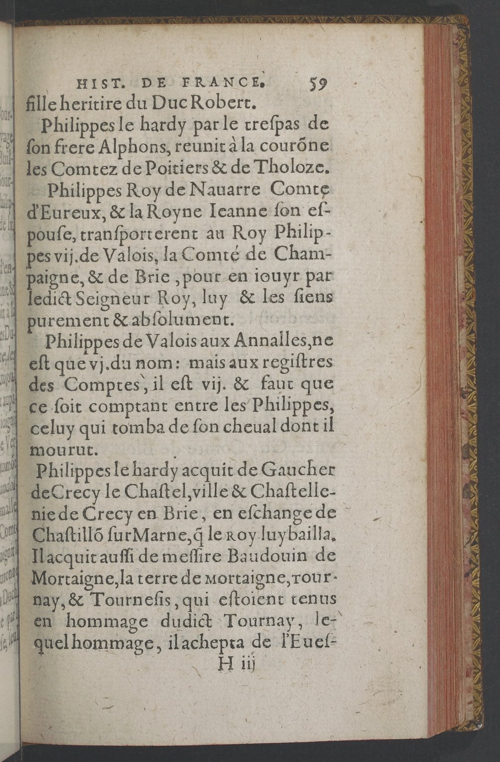 1603 - Galiot Corrozet - Trésor des histoires de France - BnF Tolbiac