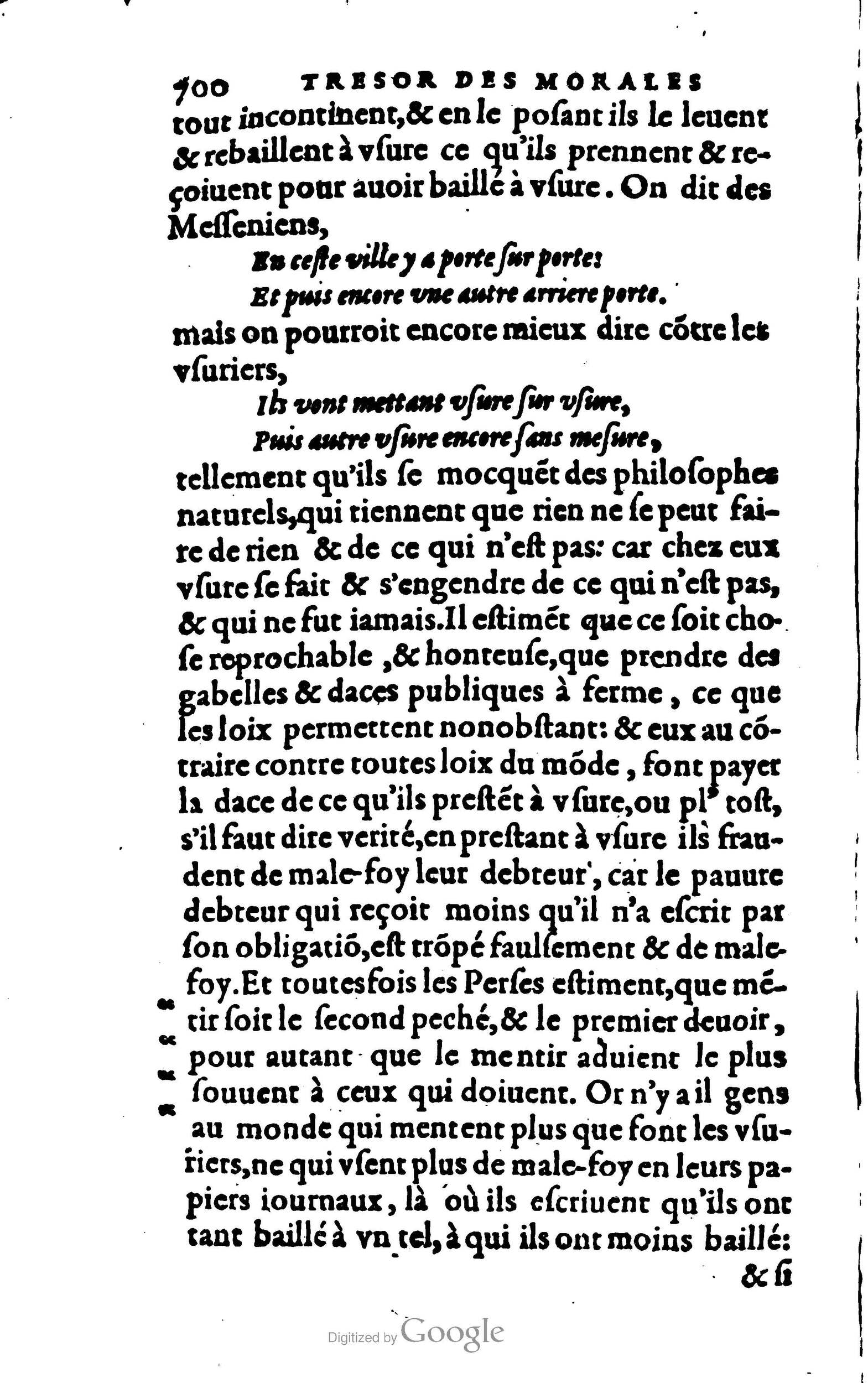 1578 - Jean Poupy - Trésor des morales de Plutarque - BSB Munich