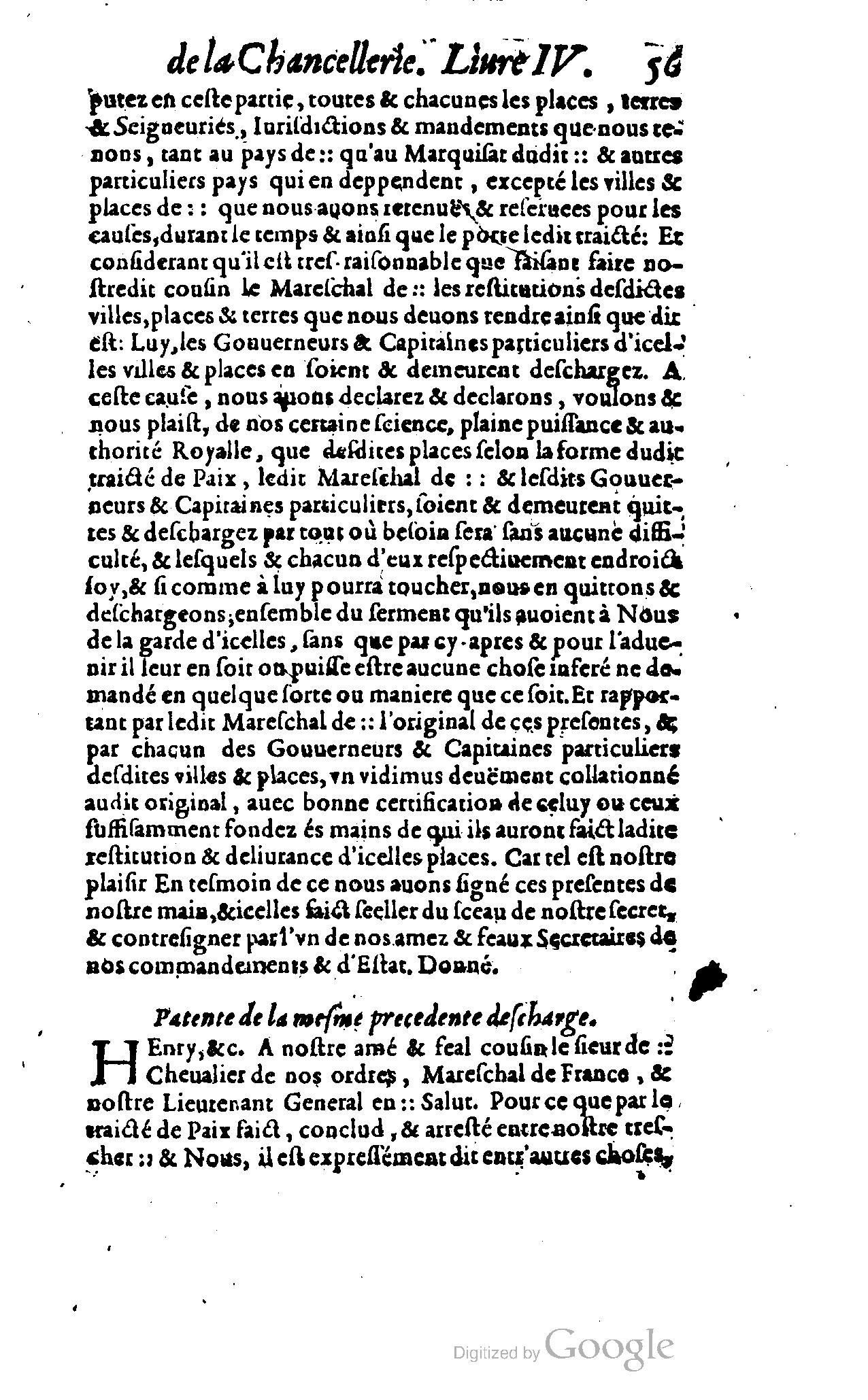 1614 - Jean Richer - Trésor du nouveau style et protocole de la chancellerie de France - BSB Munich