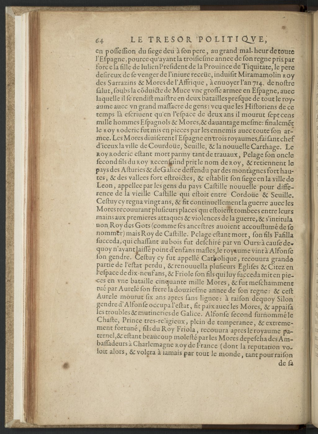 1608 - Nicolas Du Fossé - Trésor politique - BnF Tolbiac