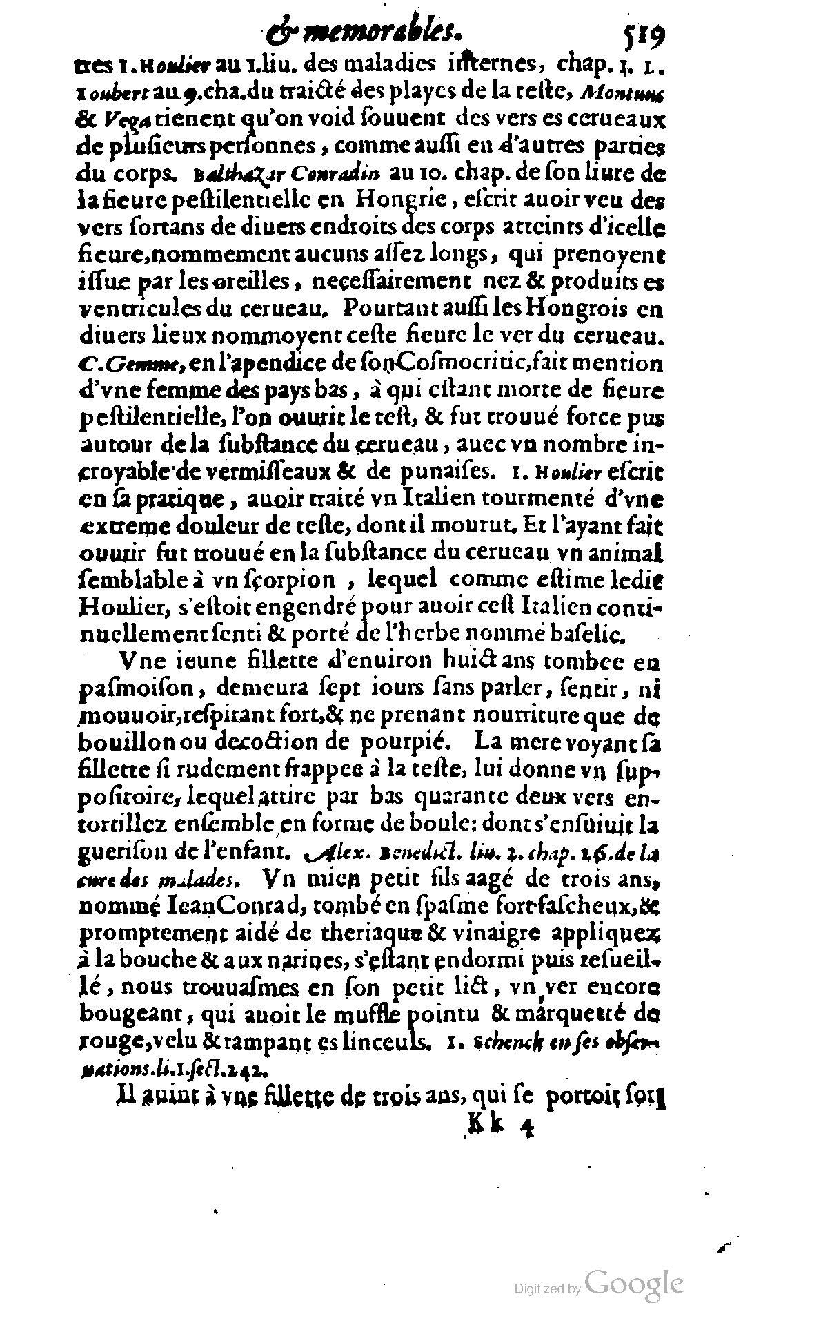 1620 - Samuel Crespin - Trésor d’histoires admirables et mémorables - BCU Lausanne