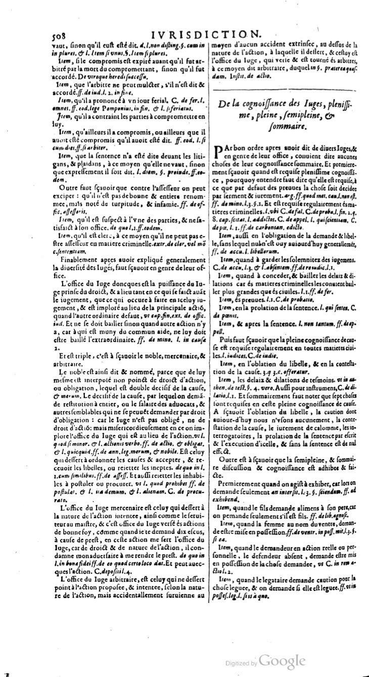 1629 - Veuve Nicolas Buon - Trésor du droit français (29620 T. 2) - BM Lyon 1629 - Veuve Nicolas Buon - Trésor du droit français (29620 T. 2) - BM Lyon