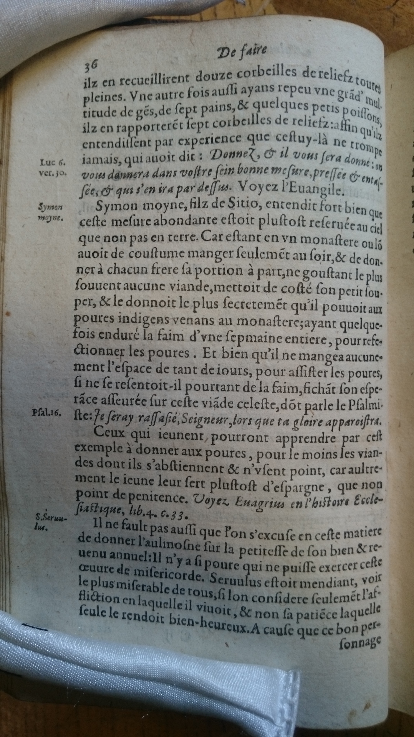 1585 - Jean Bogard - Trésor des faits et dits mémorables des hommes saints et illustres - Douai Quincy