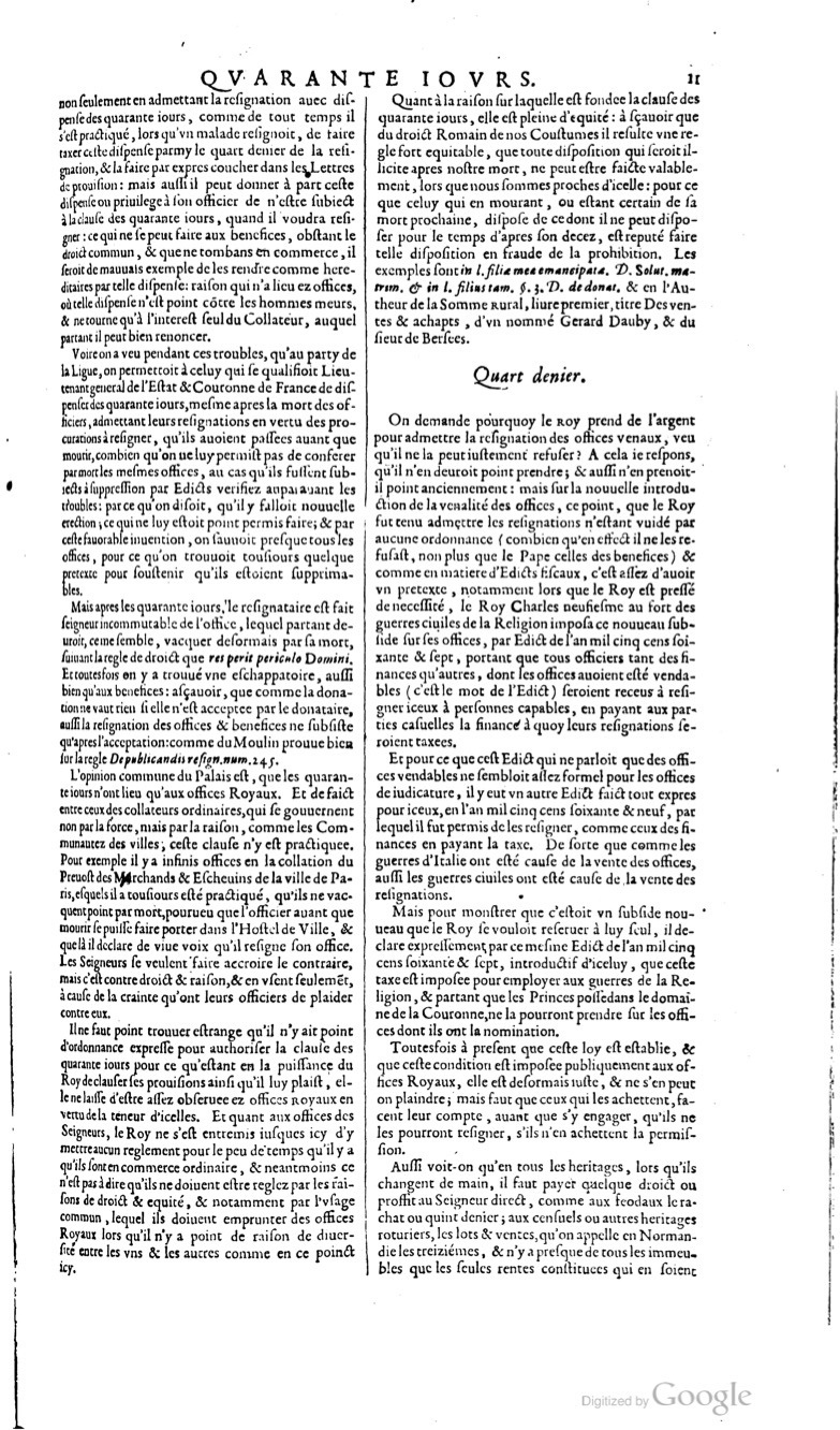 1629 - Veuve Nicolas Buon - Trésor du droit français (21754 T. 3) - BM Lyon