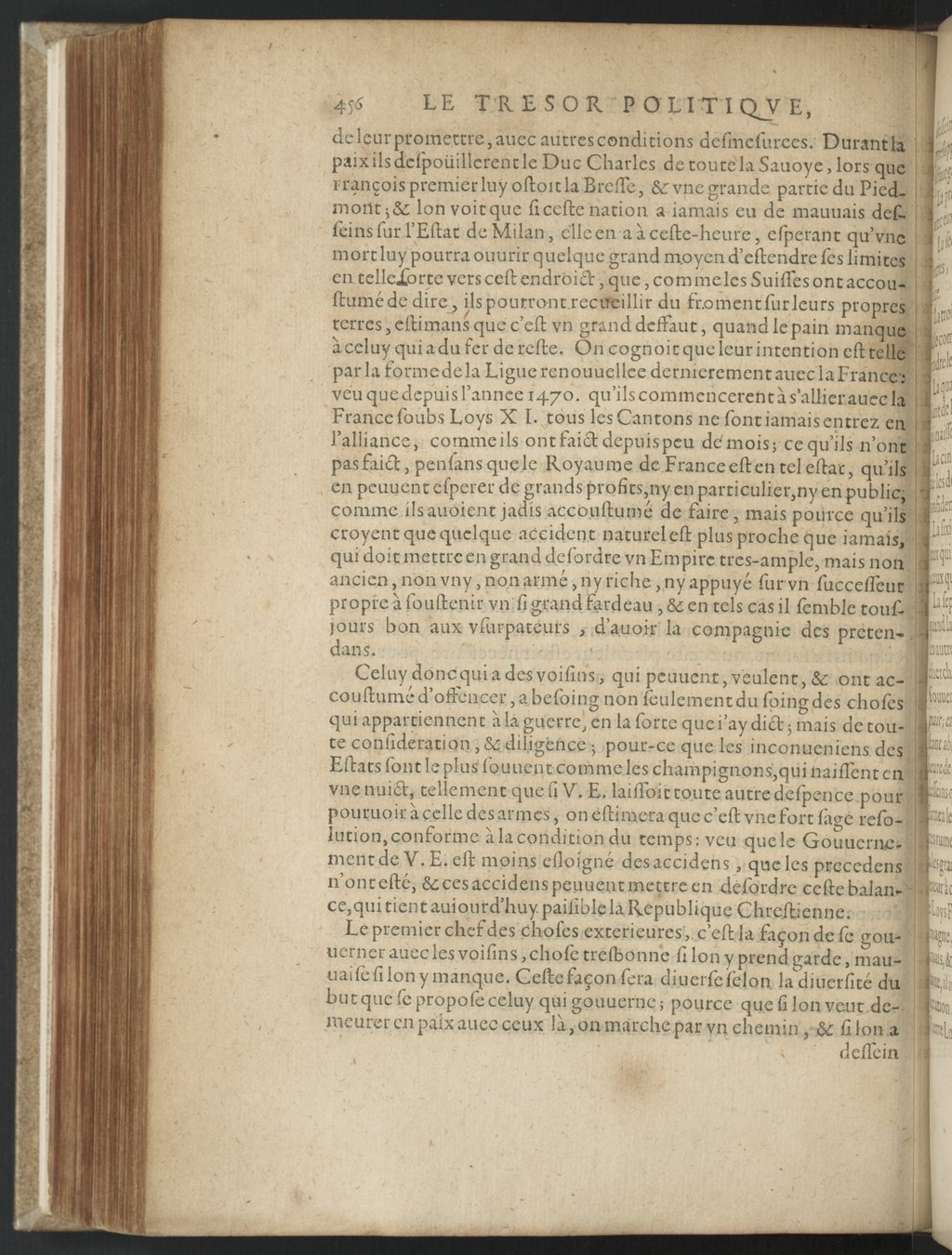 1608 - Nicolas Du Fossé - Trésor politique - BnF Tolbiac