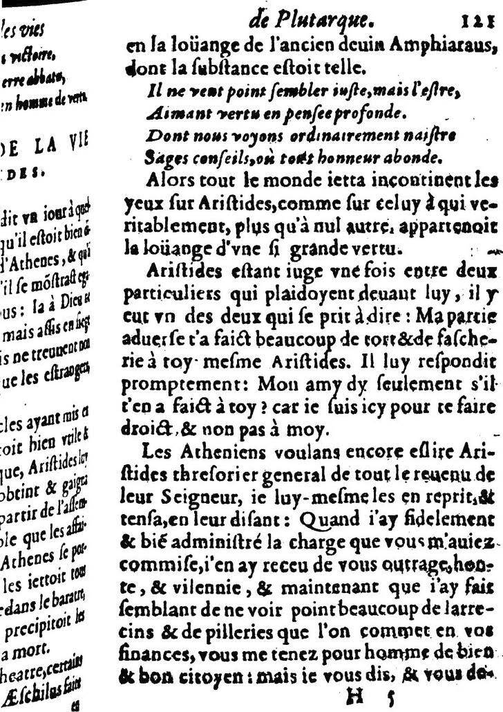 1611 - Pierre Rigaud - Trésor des vies de Plutarque - BM Lyon
