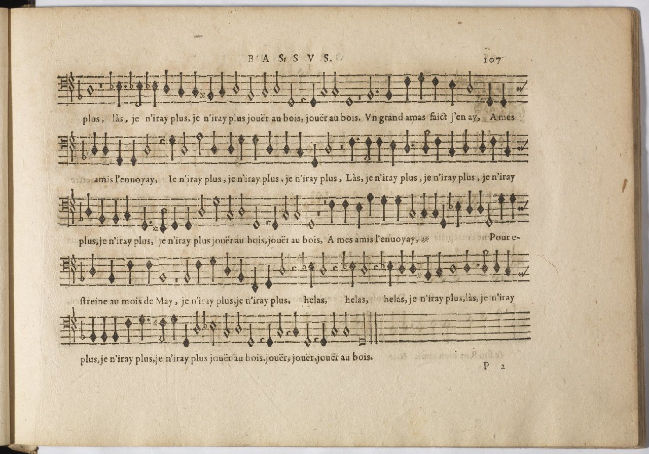 1594 - Paul Marceau - Trésor de musique d&#039;Orlande de Lassus, Superius, Bassus, Tenor, Quinta pars - BnF