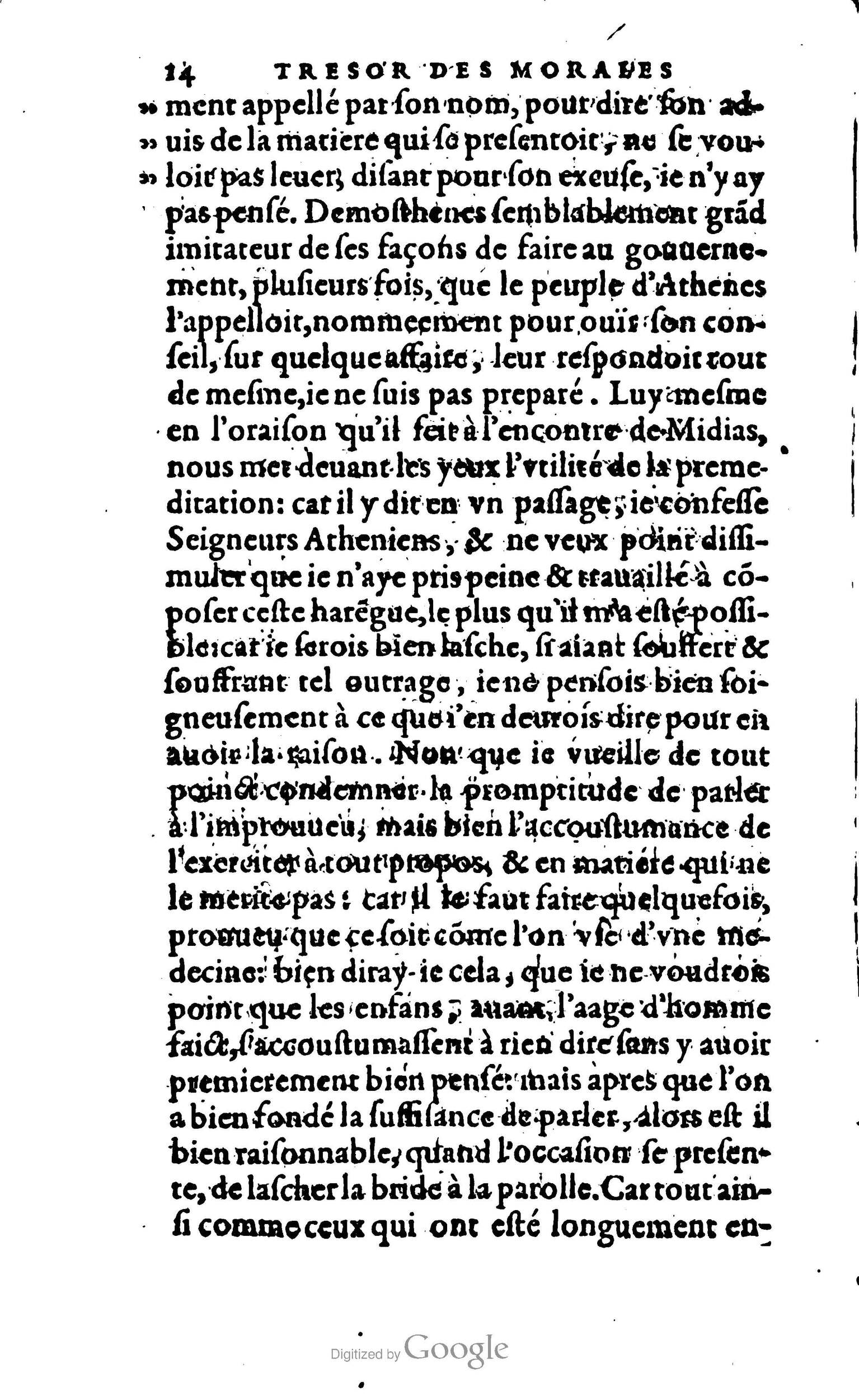 1578 - Jean Poupy - Trésor des morales de Plutarque - BSB Munich