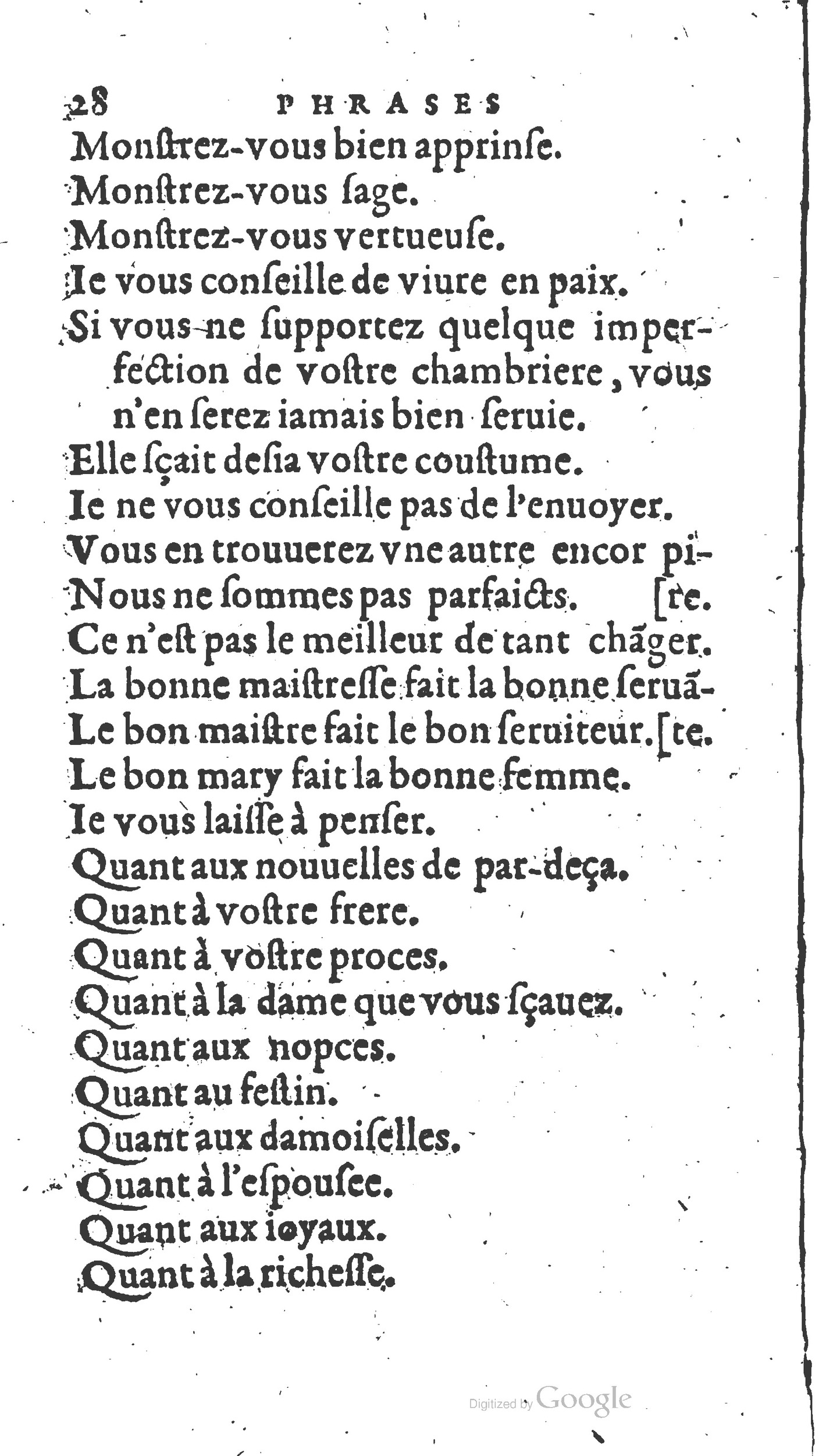 1604 - Fleury Bourriquant - Nouveau Trésor des secrétaires - British Library