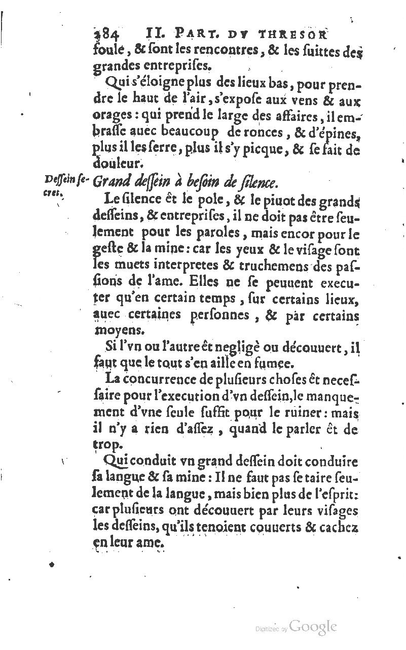 1610 - Louis Coste - Trésor de l’éloquence française (Seconde partie) - BM Lyon