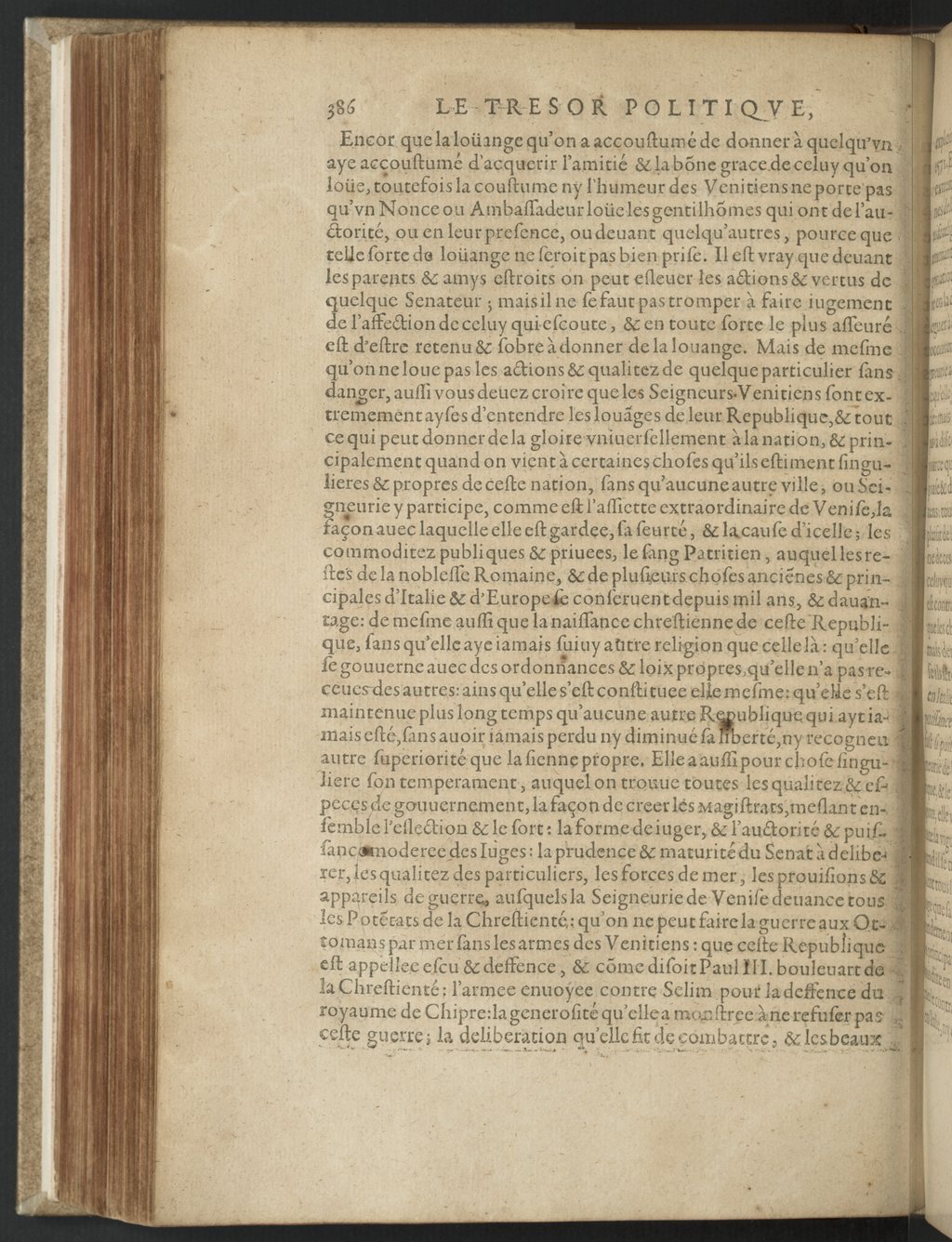 1608 - Nicolas Du Fossé - Trésor politique - BnF Tolbiac