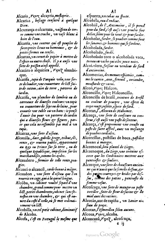 1621 - Adrian Tiffaine - Trésor des deux langues espagnole et française - BM Lyon