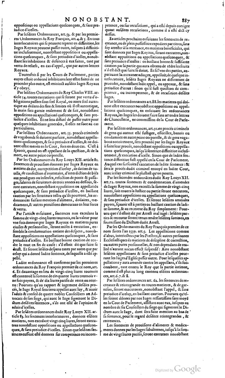 1629 - Veuve Nicolas Buon - Trésor du droit français (29620 T. 2) - BM Lyon 1629 - Veuve Nicolas Buon - Trésor du droit français (29620 T. 2) - BM Lyon