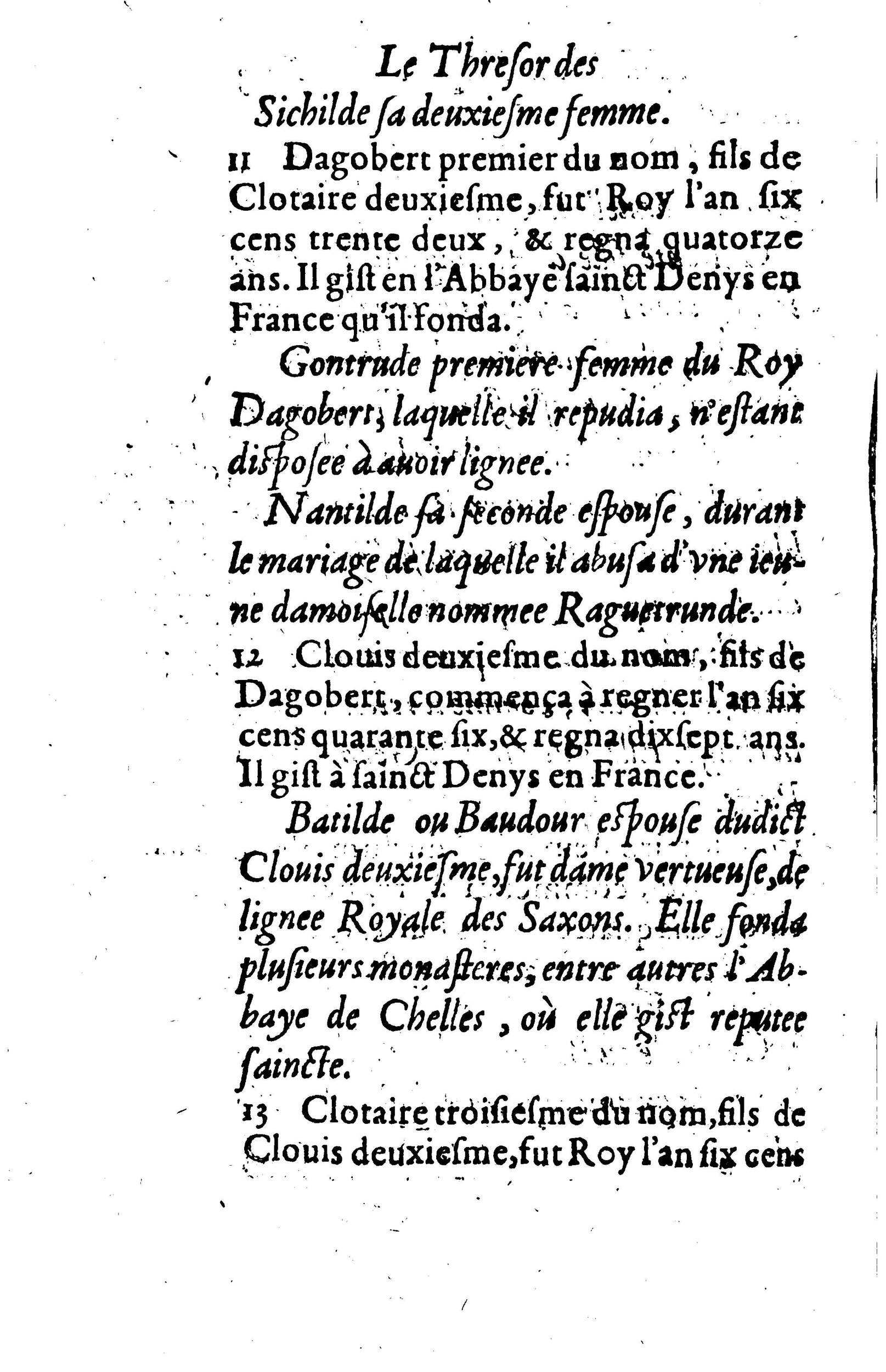 1617 - Jean Corrozet - Trésor des histoires de France - BM Lyon