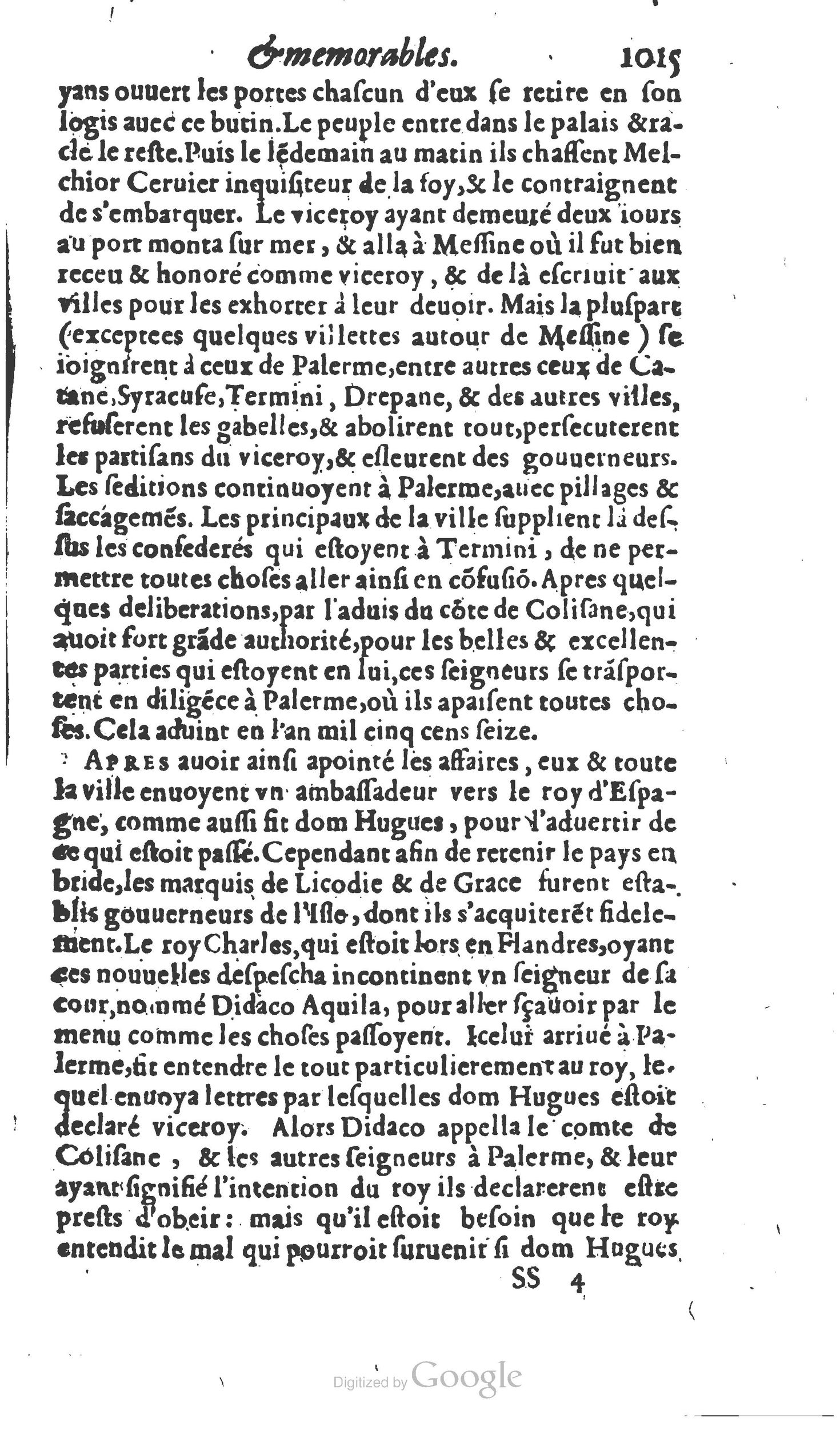 1610 - Paul Marceau - Trésor d’histoires admirables et mémorables - Princeton
