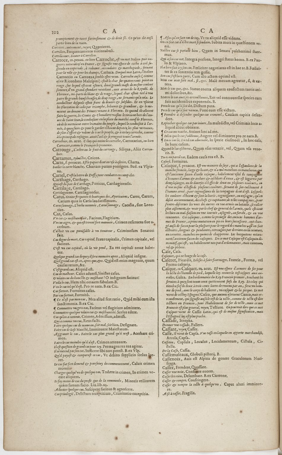 1606 - David Douceur - Trésor de la langue française - BnF 1606 - David Douceur - Trésor de la langue française - BnF
