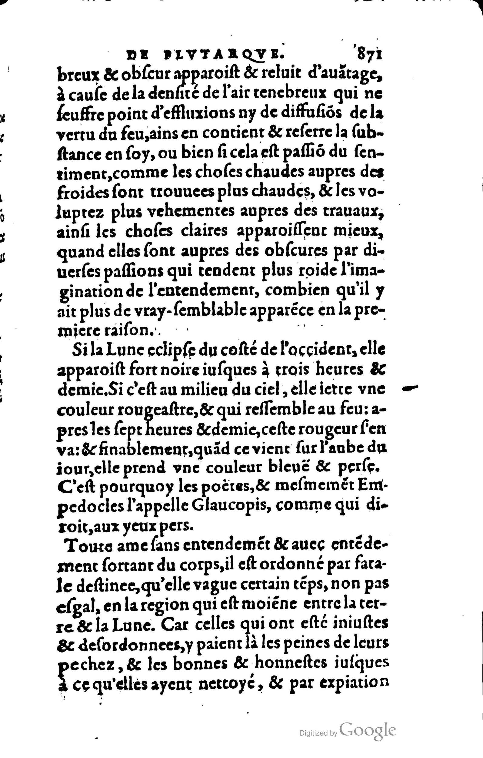 1578 - Jean Poupy - Trésor des morales de Plutarque - BSB Munich